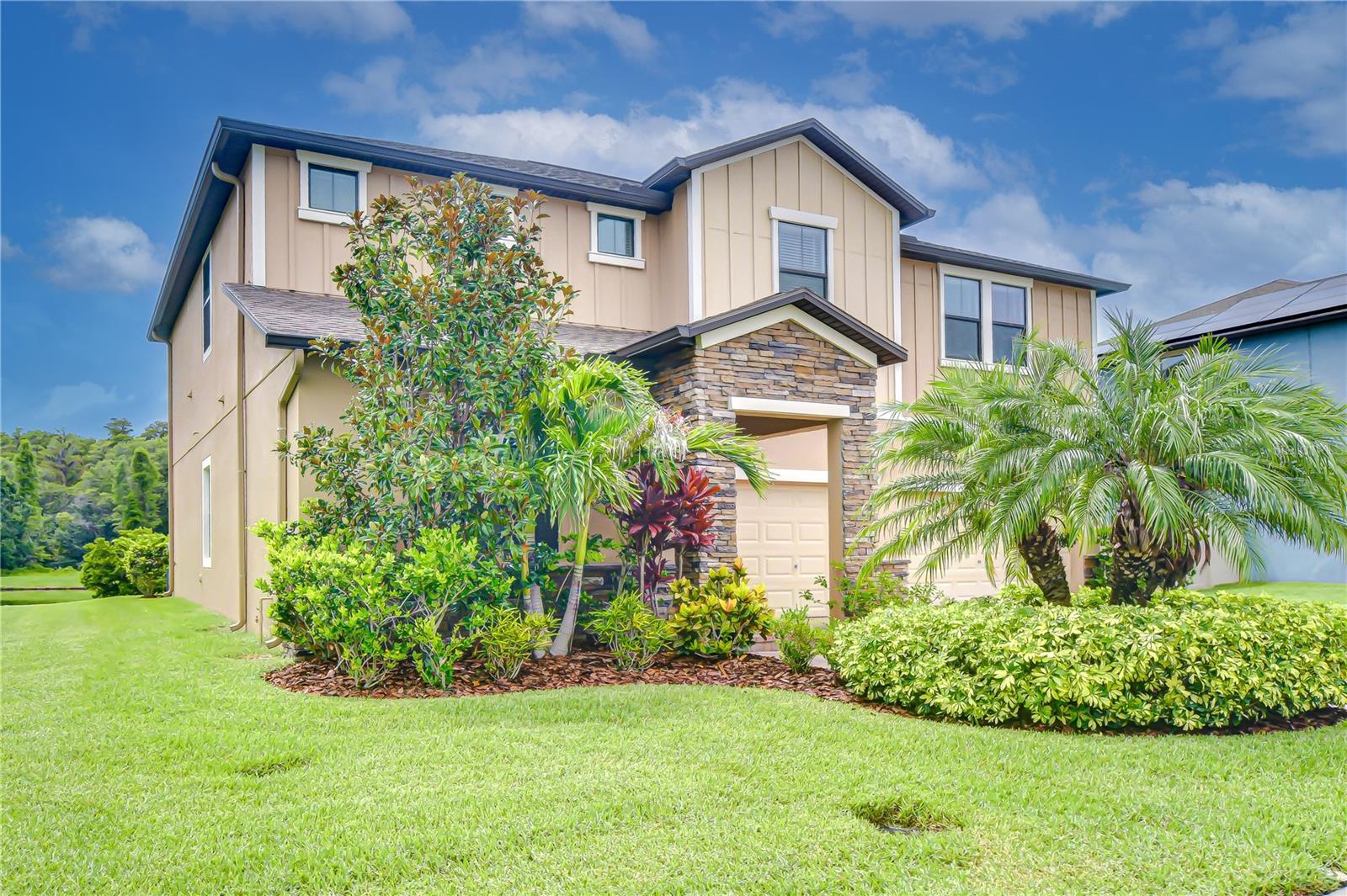 Beautifully landscaped and pristine home