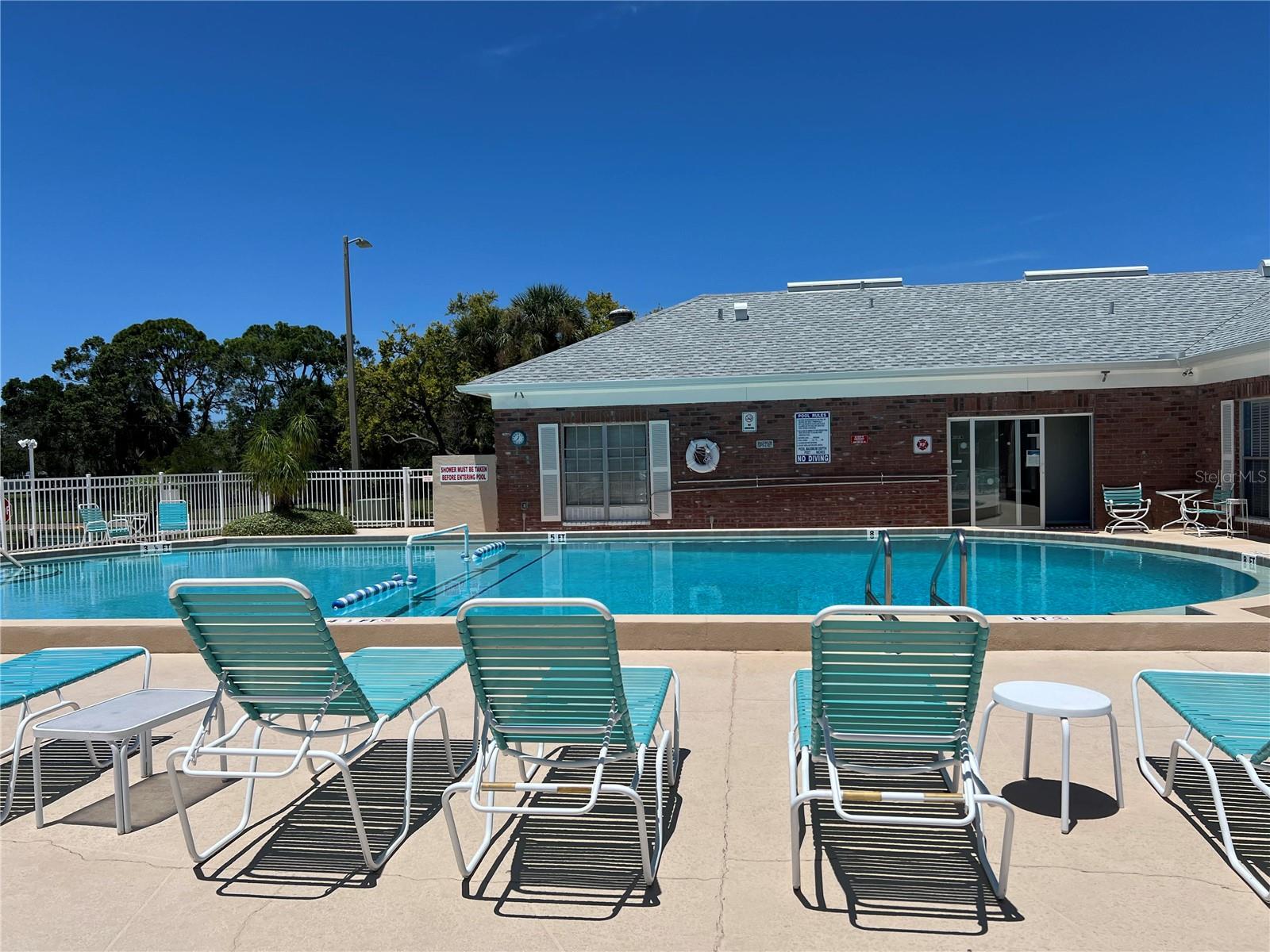 Another view of club house pool area