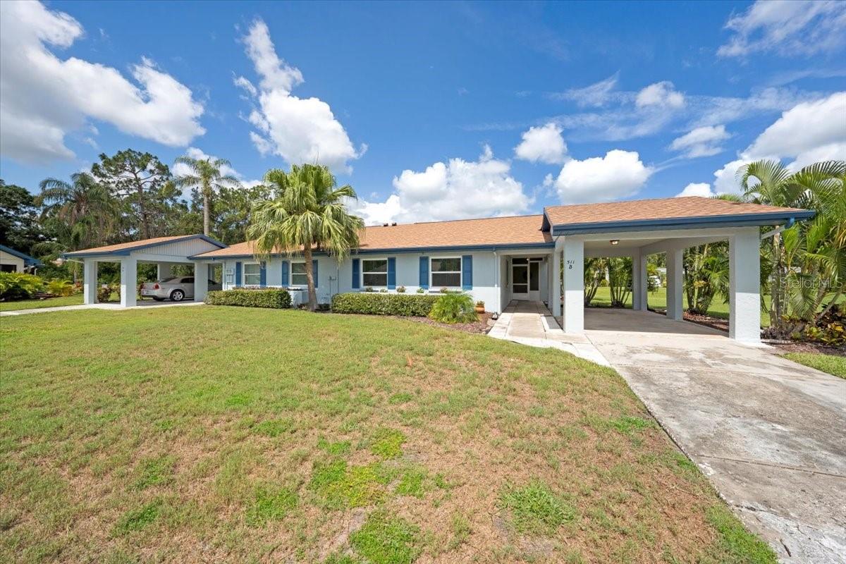 511 Foxglove Cir Unit B - Freshly painted exterior and a new driveway on the way