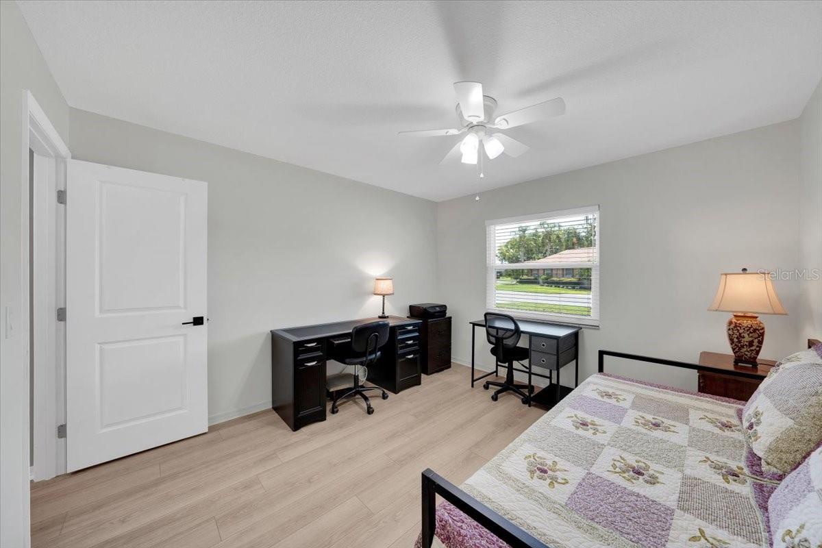 Generous size with expansive closet and LVP flooring
