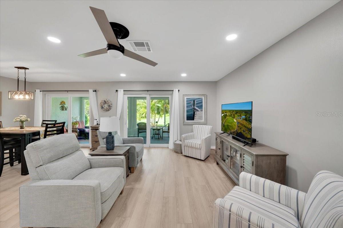 LVP flooring throughout the entire condo