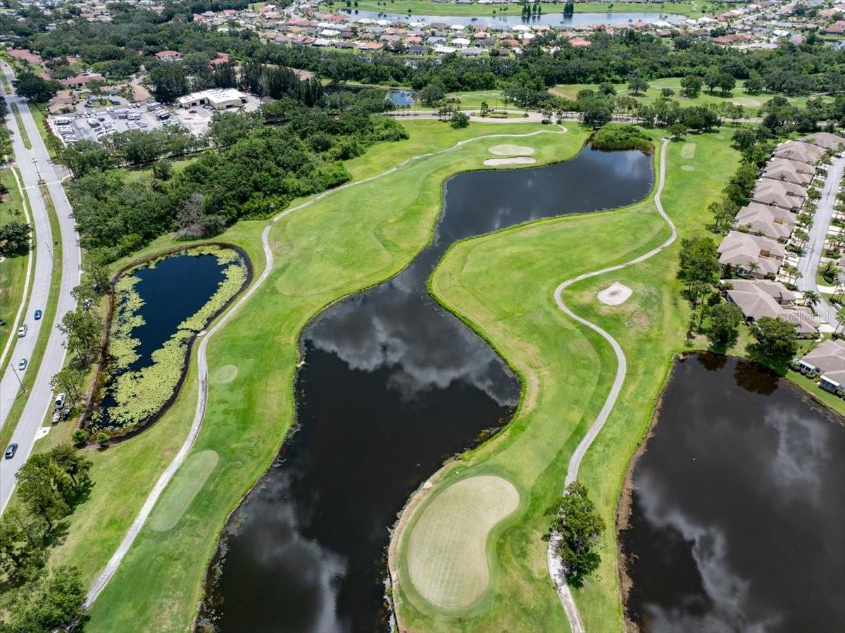 Golf is a separate fee