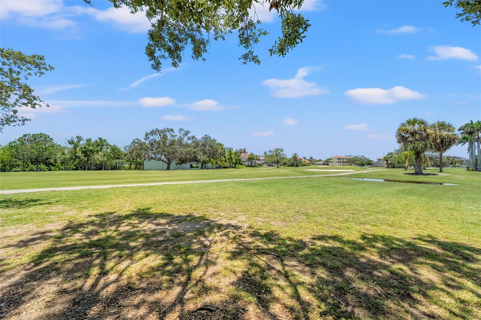Yard backs up to hole #2 on the beautiful golf course