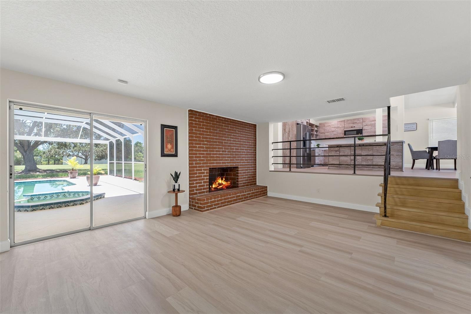 family room (lower level)