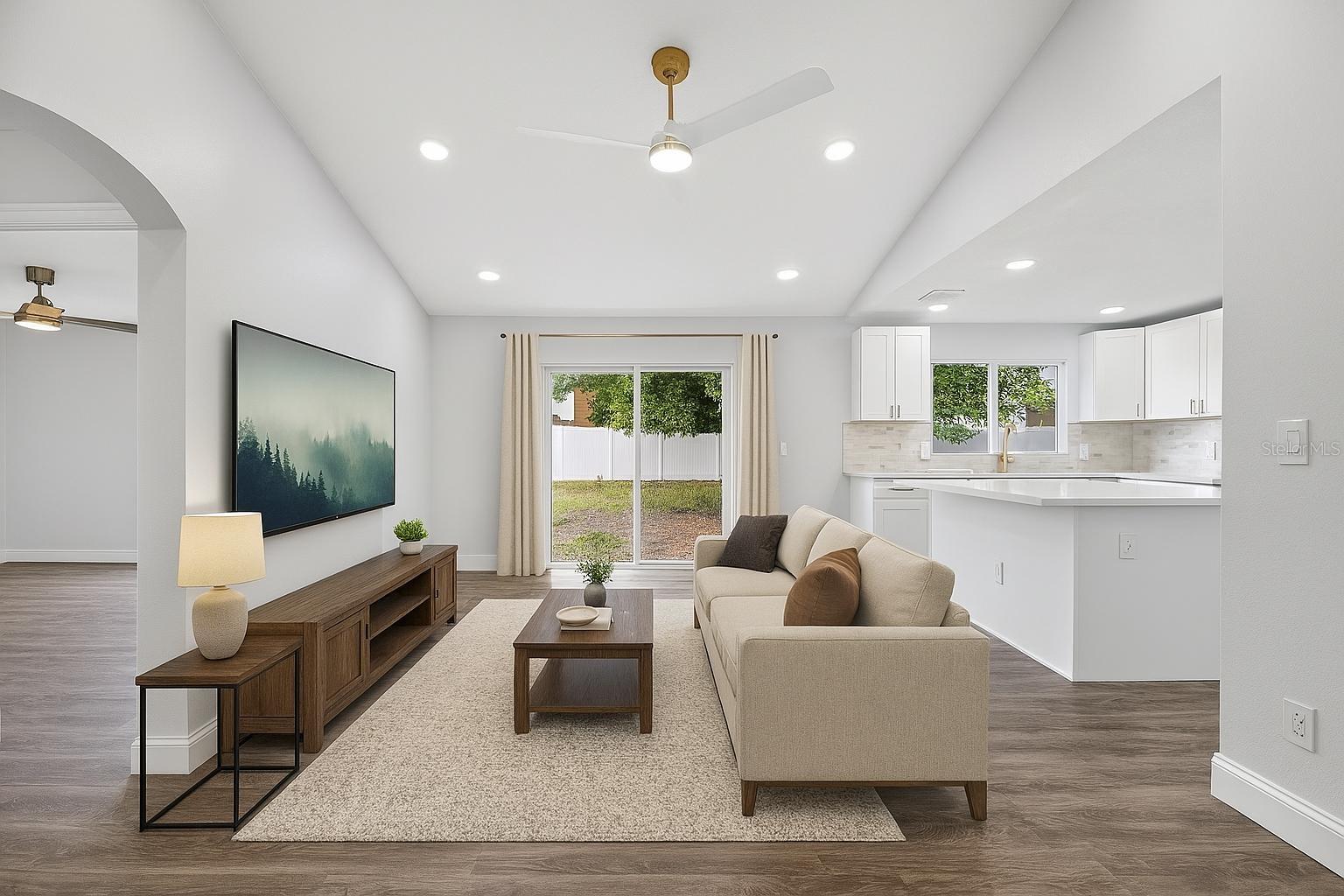 Livingroom -AI Staged
