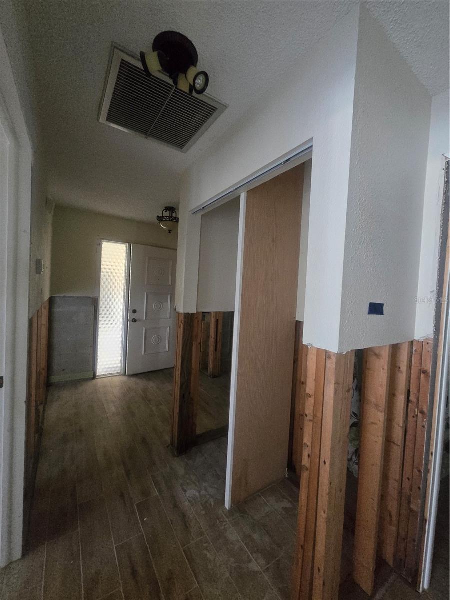 from bedroom to front door
