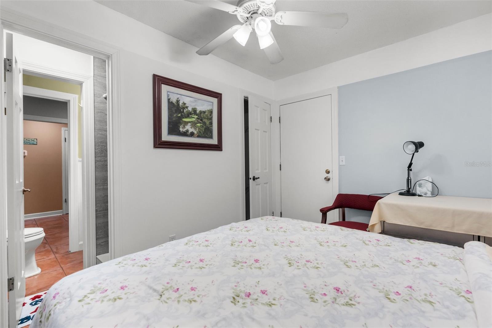 4th bedroom with private entry through garage