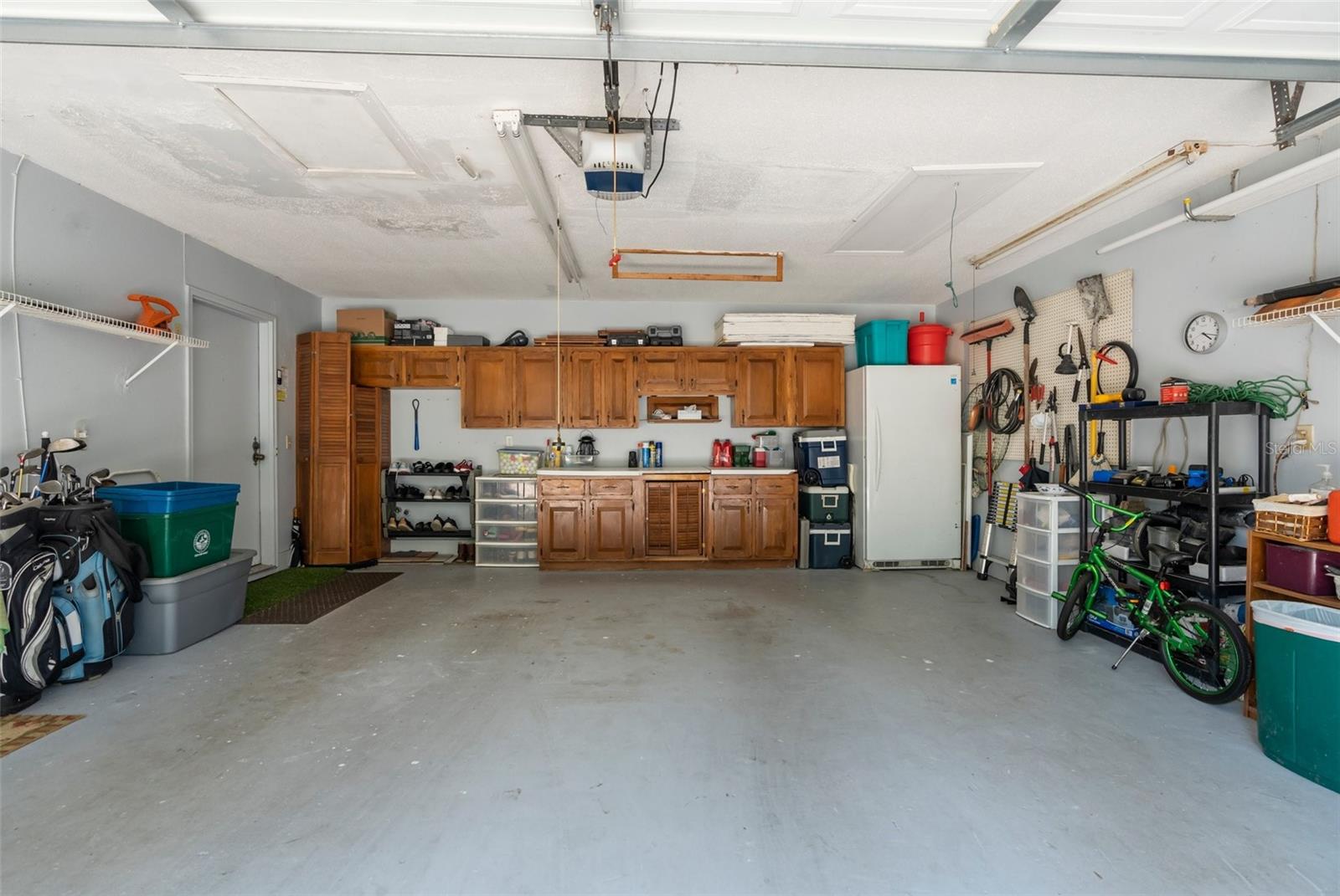 2-car garage with plenty of storage