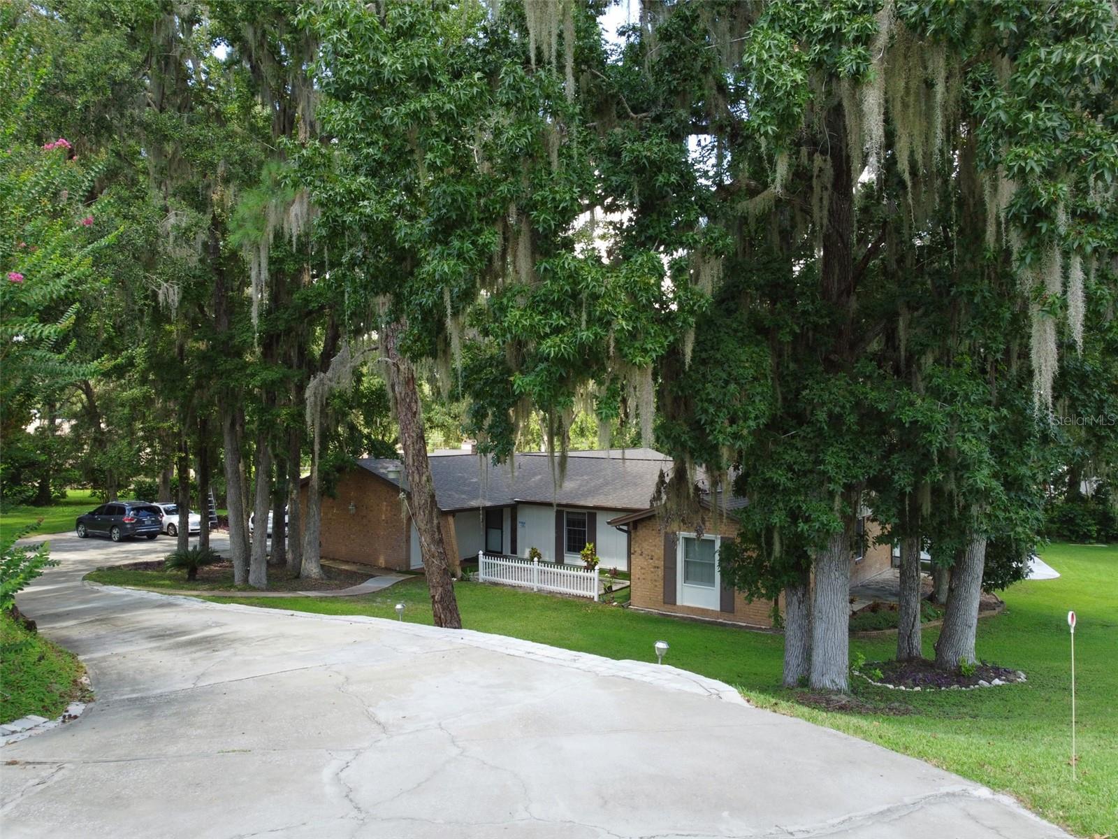 driveway to home