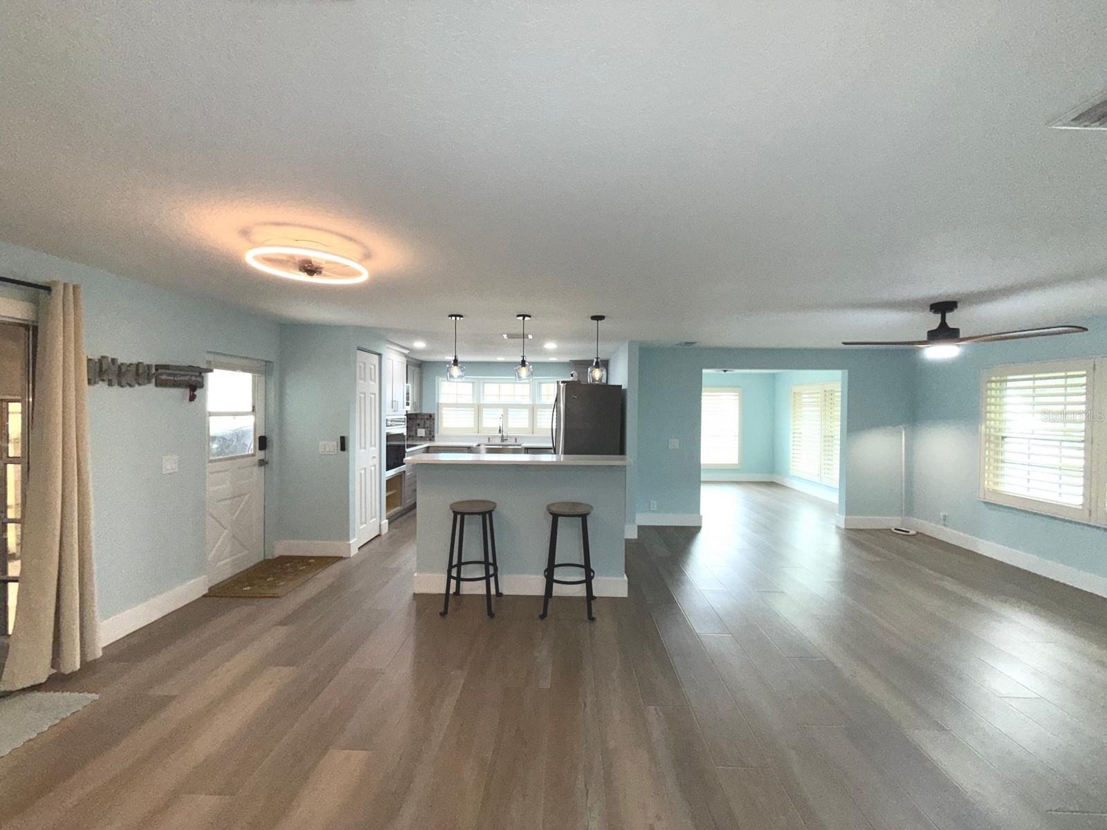 HUGE open floorplan