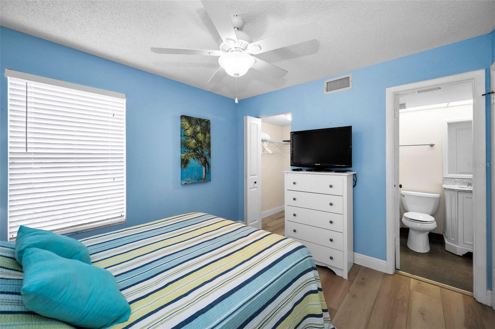 second bedroom with second ensuite bathroom