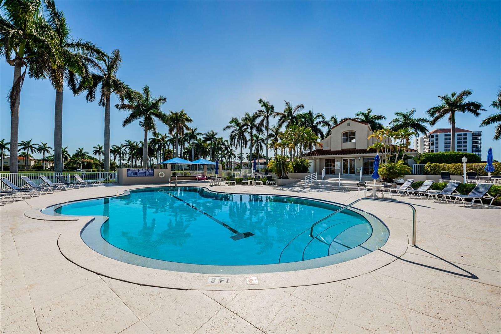 sparkling pool