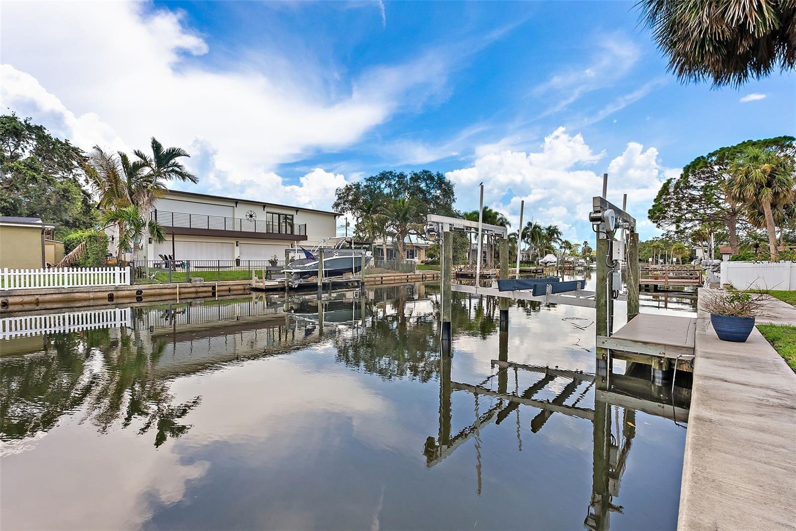 dock and new seawall