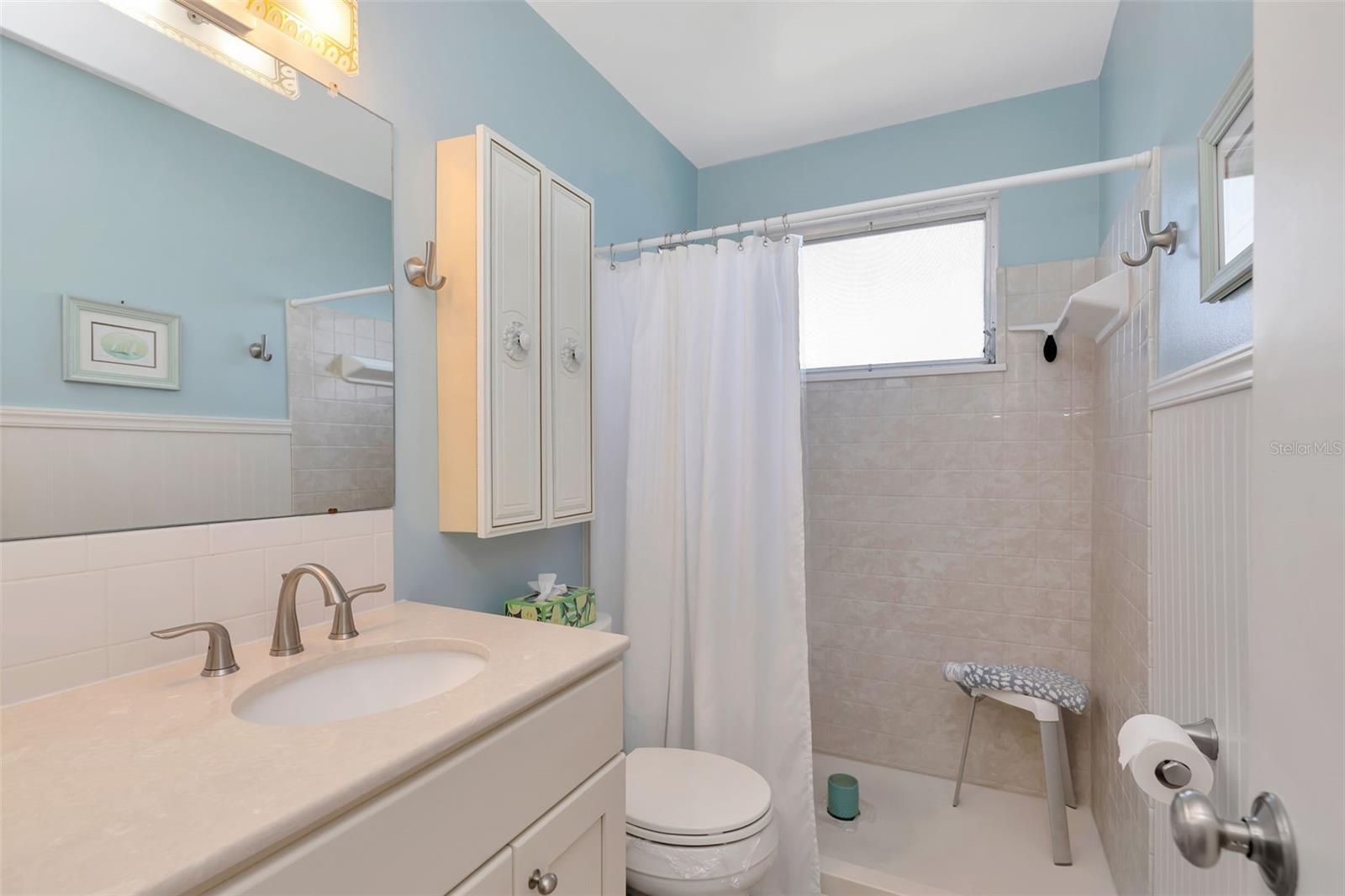 MASTER BATHROOM WITH WALK IN SHOWER