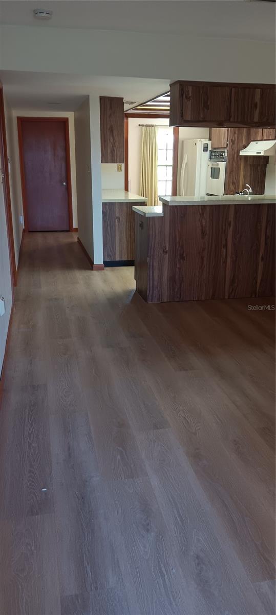 Family room Kitchen view.