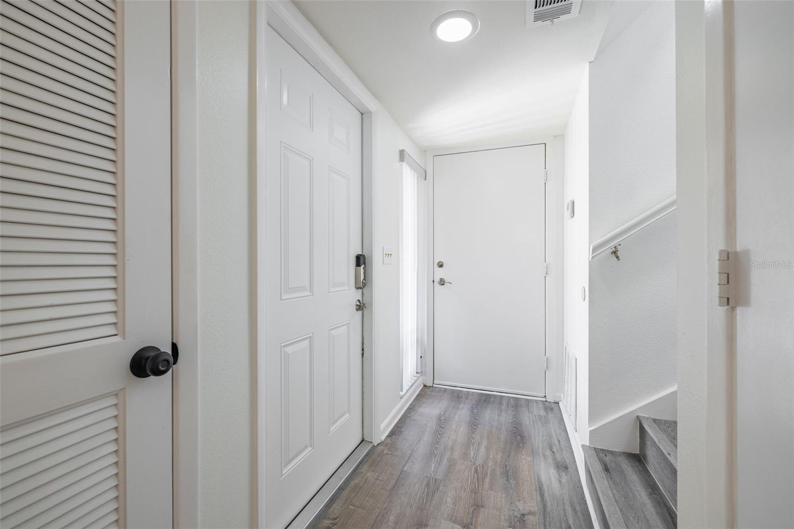 Entrance - looking toward garage door