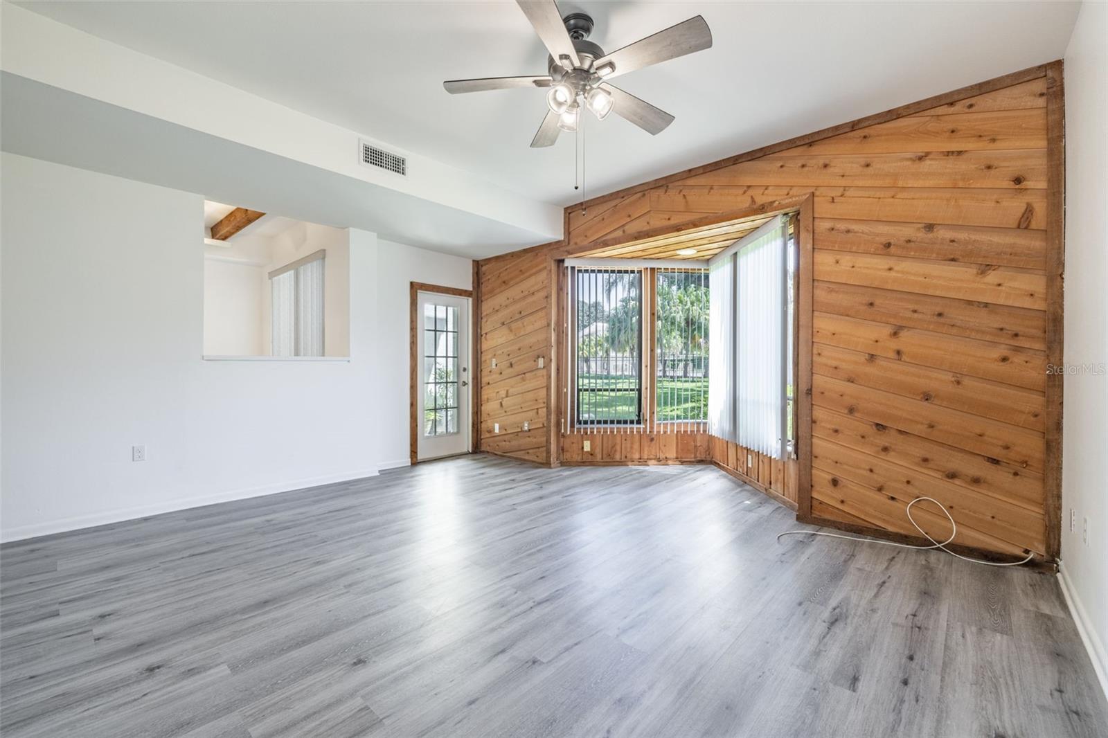 Living Room with Door to Exterior Patio