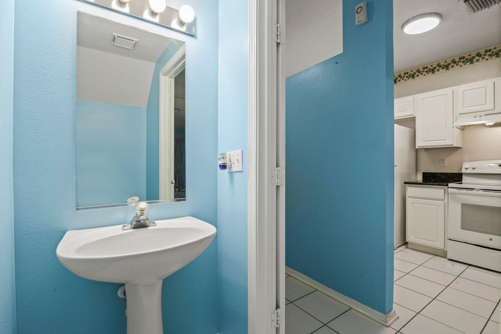 Half bath downstairs