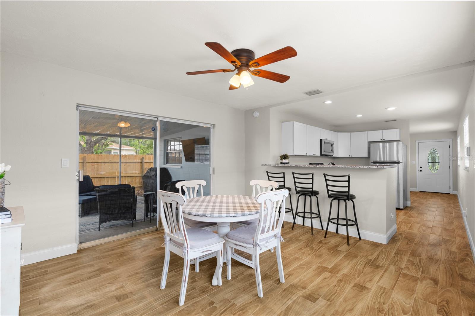 Dining area or family room