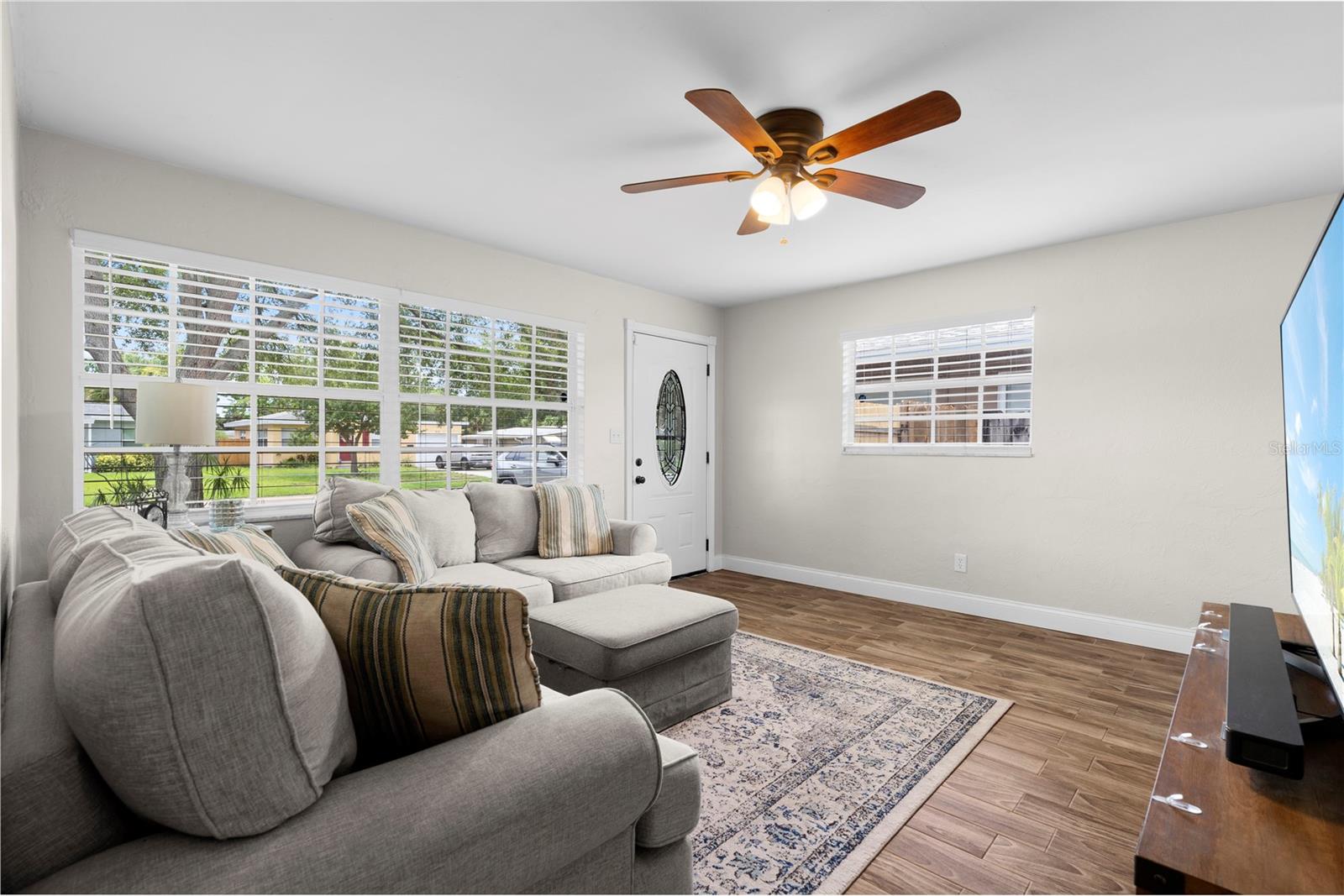 Living Room with lots of natural light