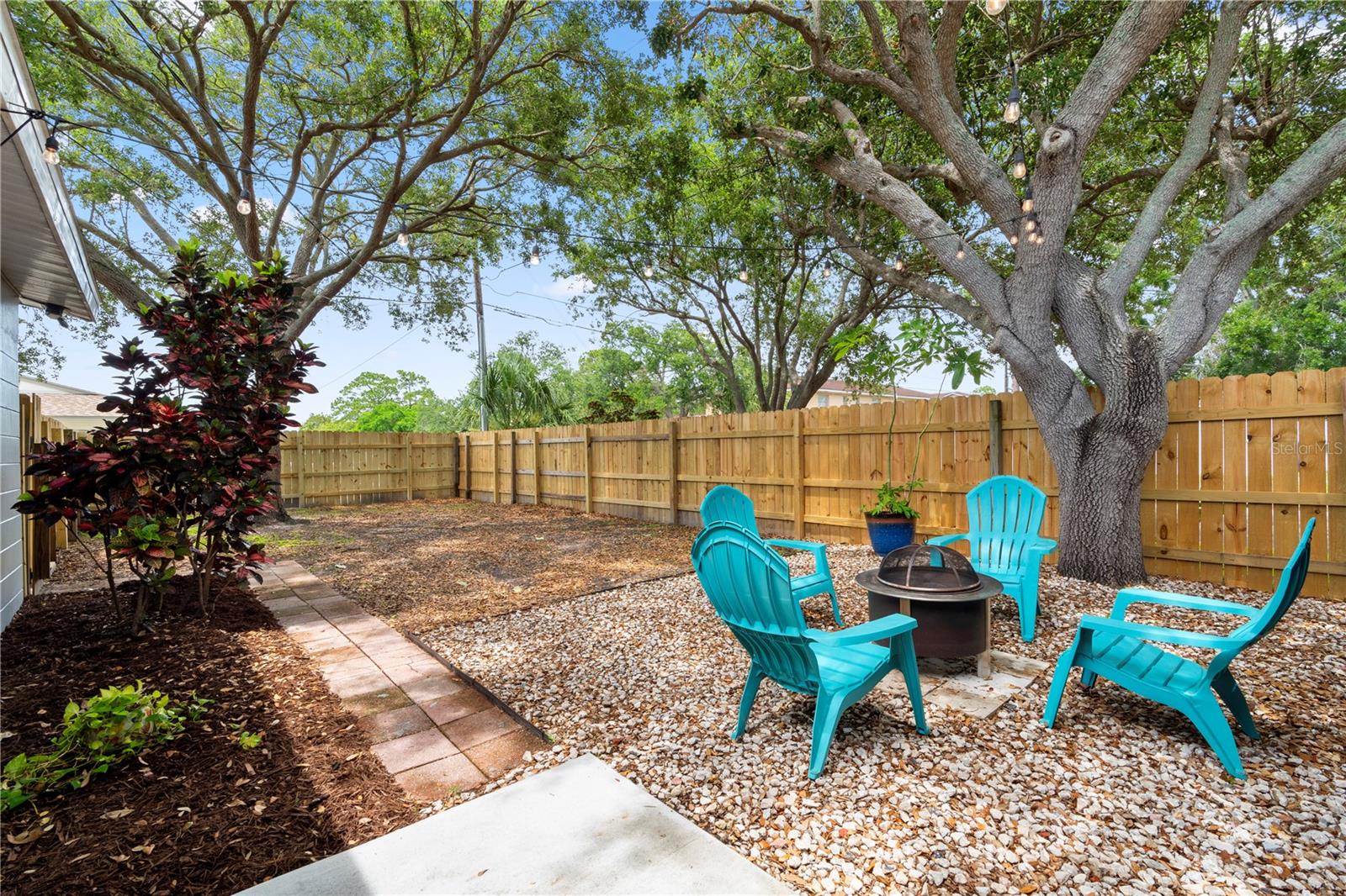Fire pit area