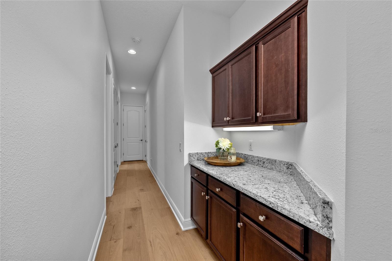 Butler's pantry is so convenient and has more storage