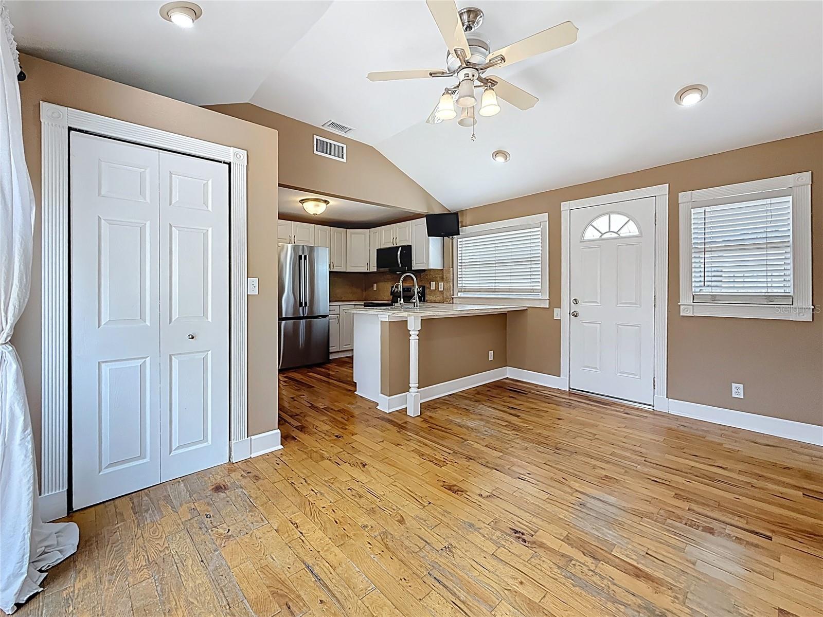 View from Dining Area into Kitchen