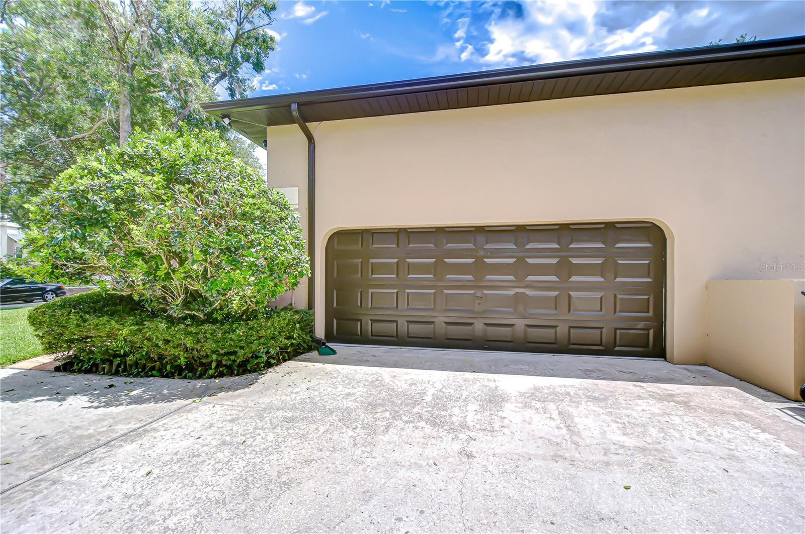Oversized side entry garage!