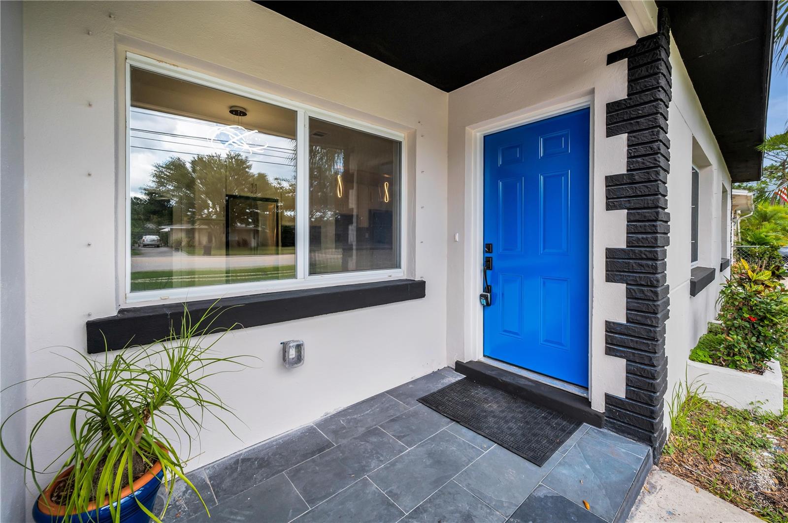 Slate Front entry