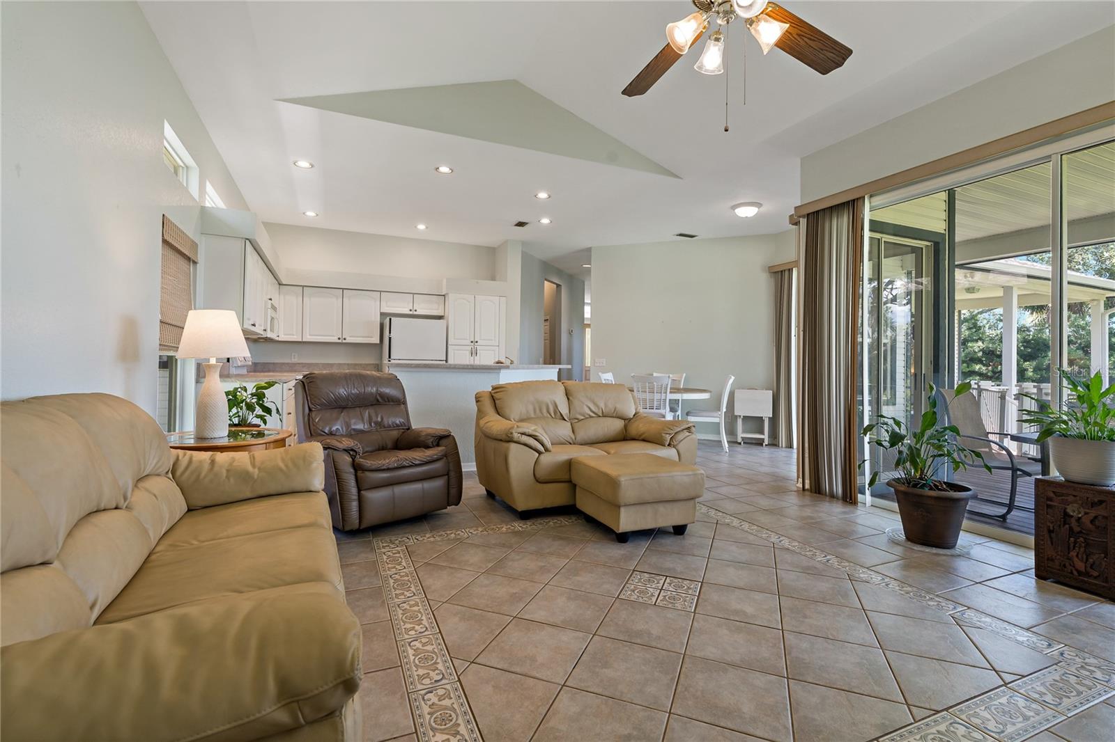 KITCHEN OPENING UP BEAUTIFULLY TO THE FAMILY ROOM!