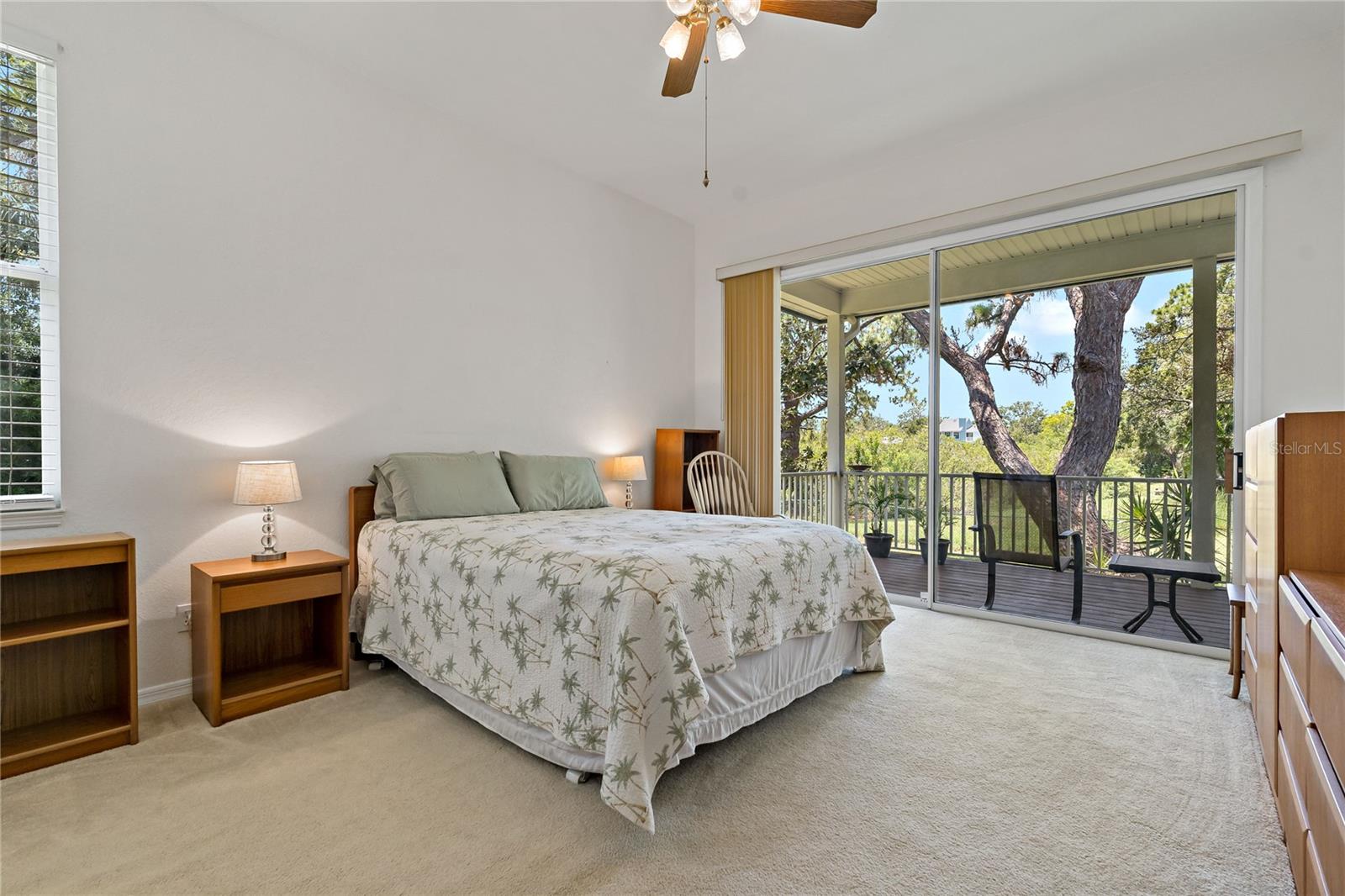PRIMARY SUITE LOOKING OUT TO THE SERENE NATURE VIEWS AND MANGROS PROTECTING THE SHORELINE!