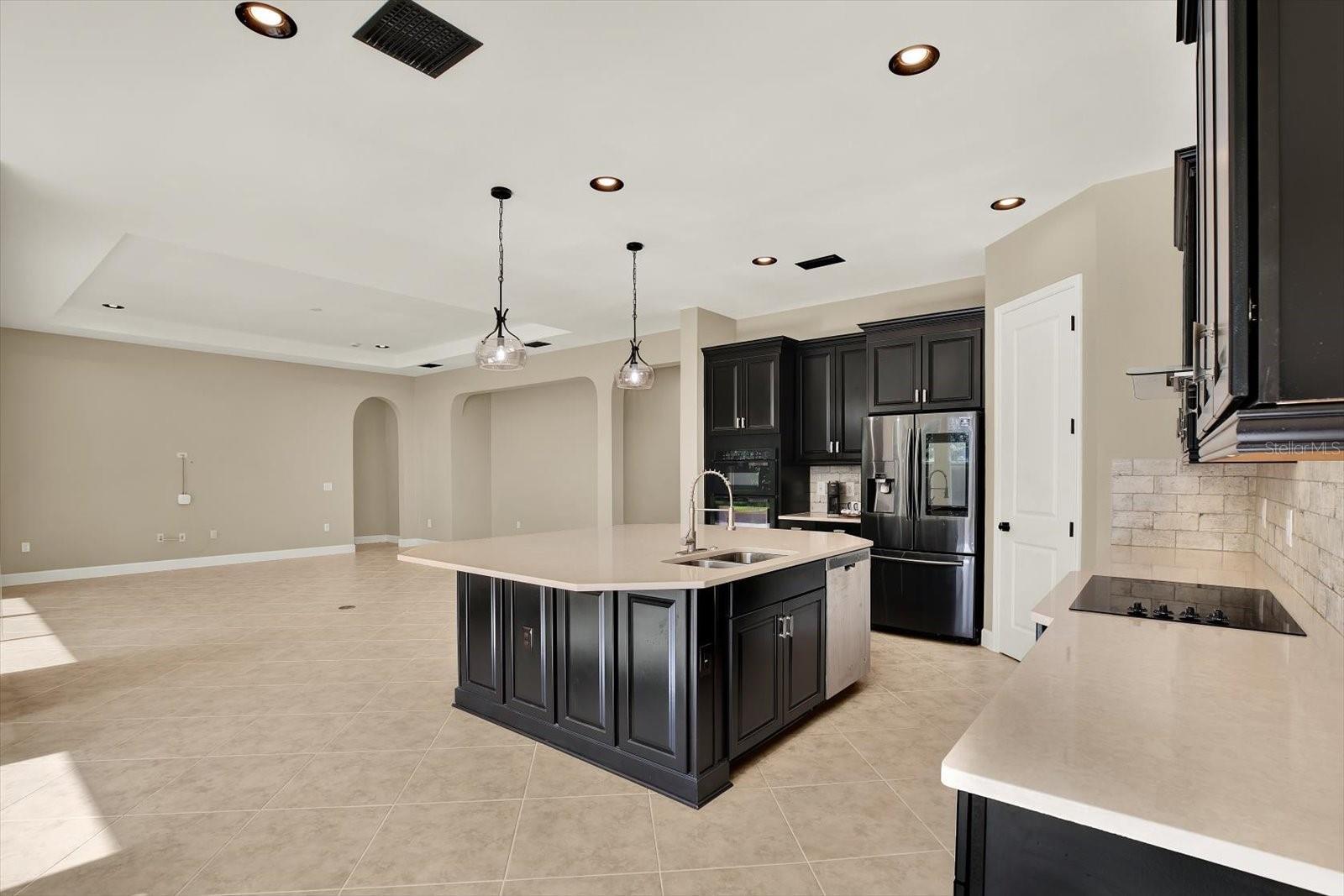 Beautiful quartz counters