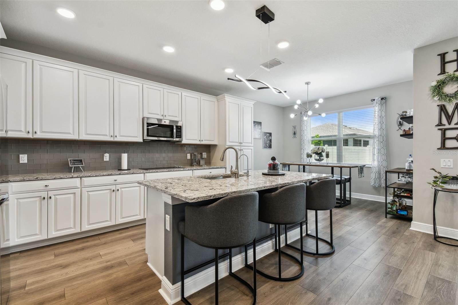 Upgraded QUARTZ throughout the home- NO GRANITE here!