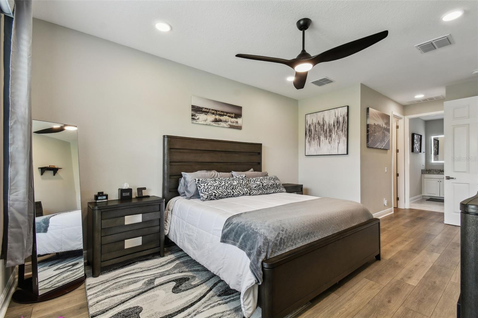 Enjoy the upgraded and additional light added throughout the home- just like a model home, you can enjoy a variety of lighting possibilities.