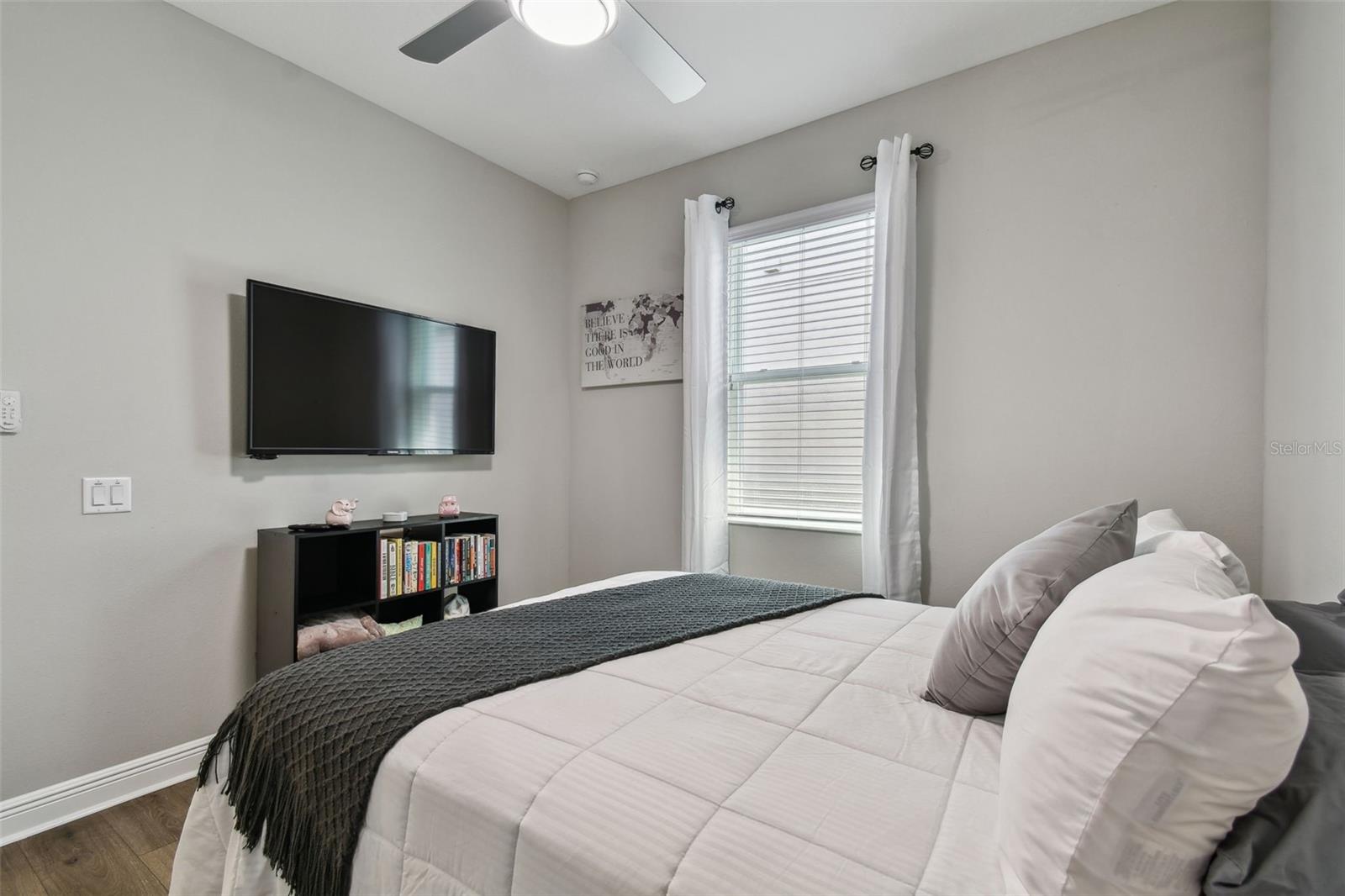 Bedroom - this room is to the side of the house- peaceful and relaxing
