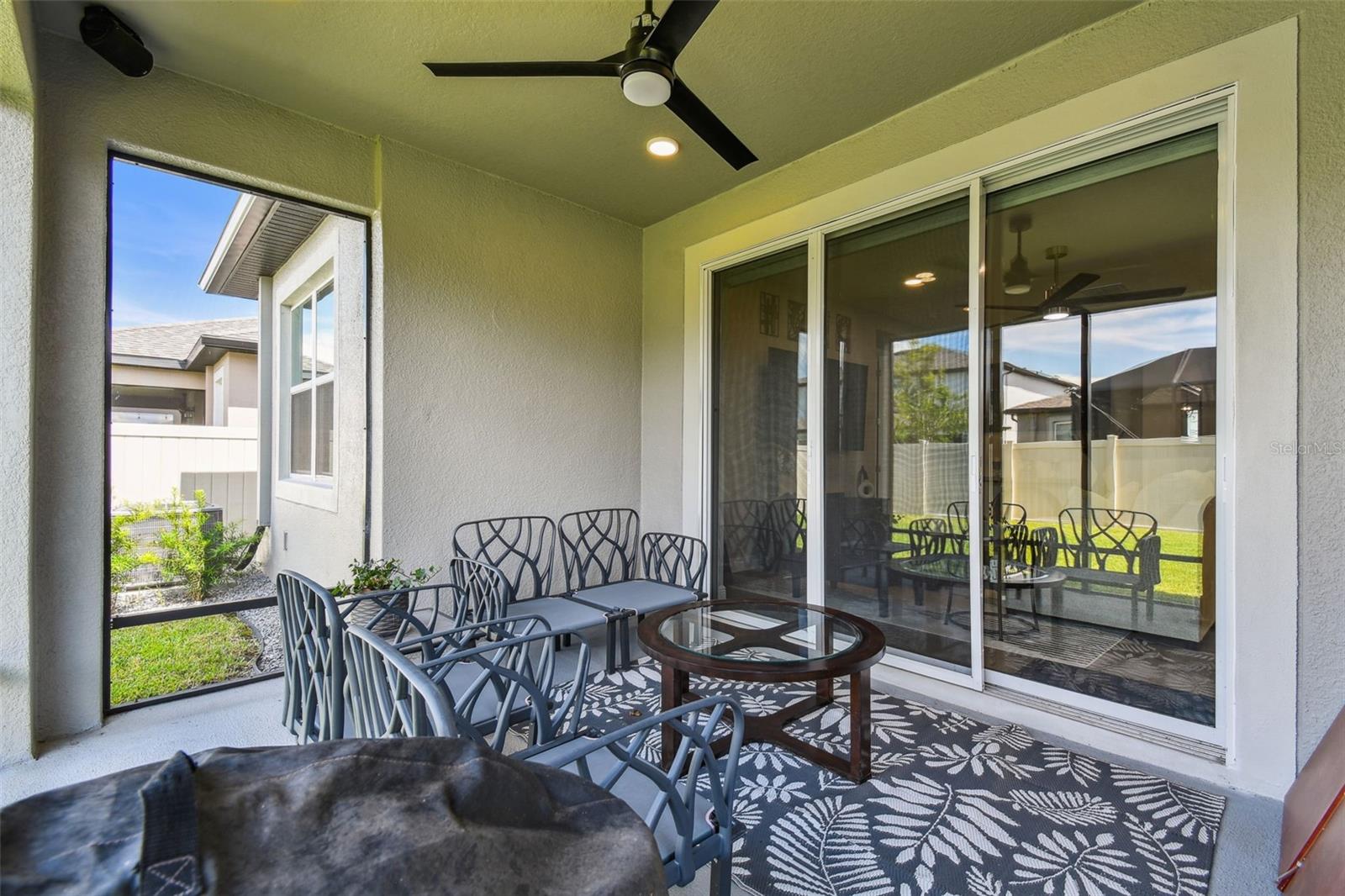 Relax in the shade, or head into the fully fenced yard