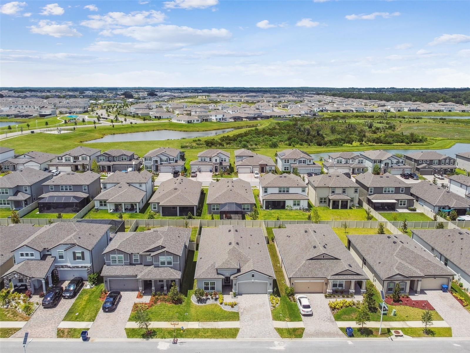 This is a walkable neighborhood, with paths, trails, ponds, parks and more.