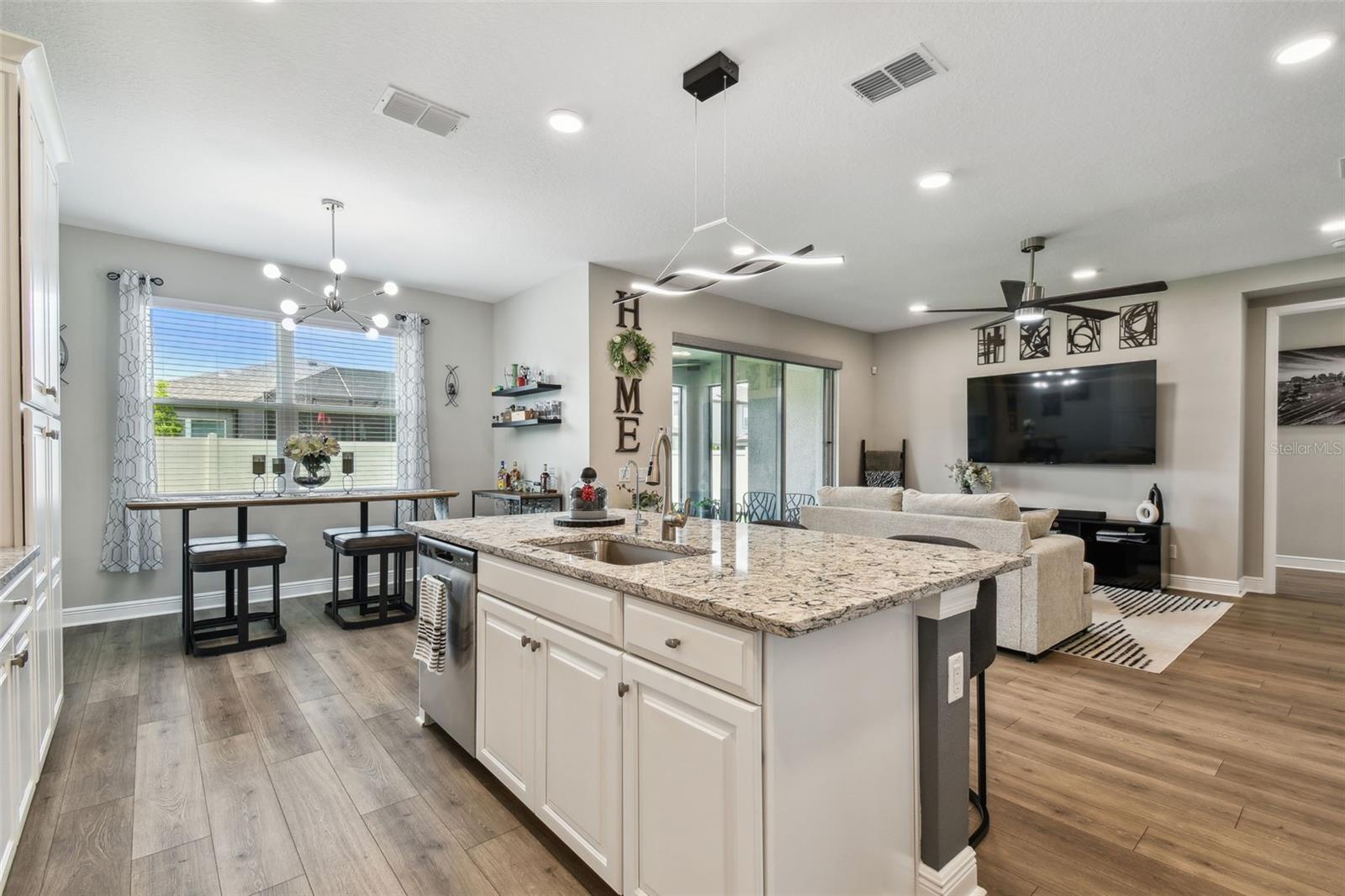Reverse Osmosis water at the kitchen sink, AND read the DETAILS section for the refrigerator features!
