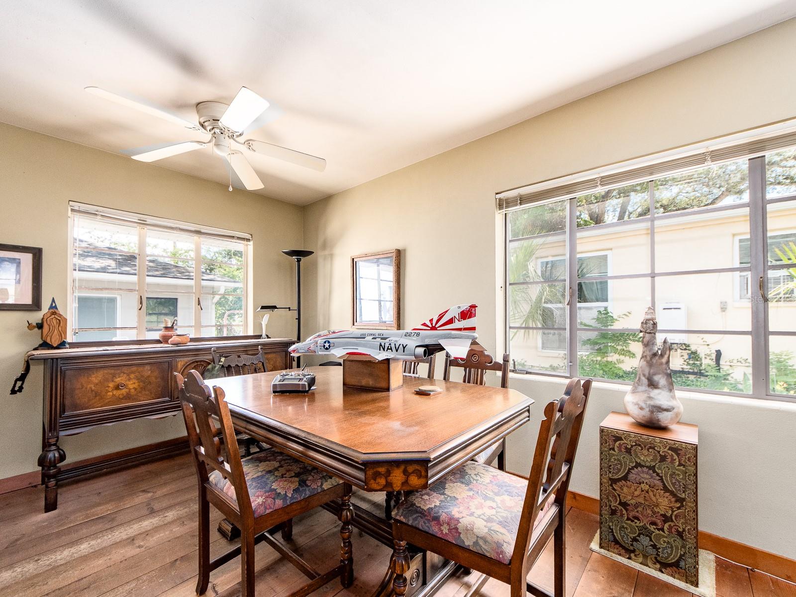 Dining Room tons of natural light