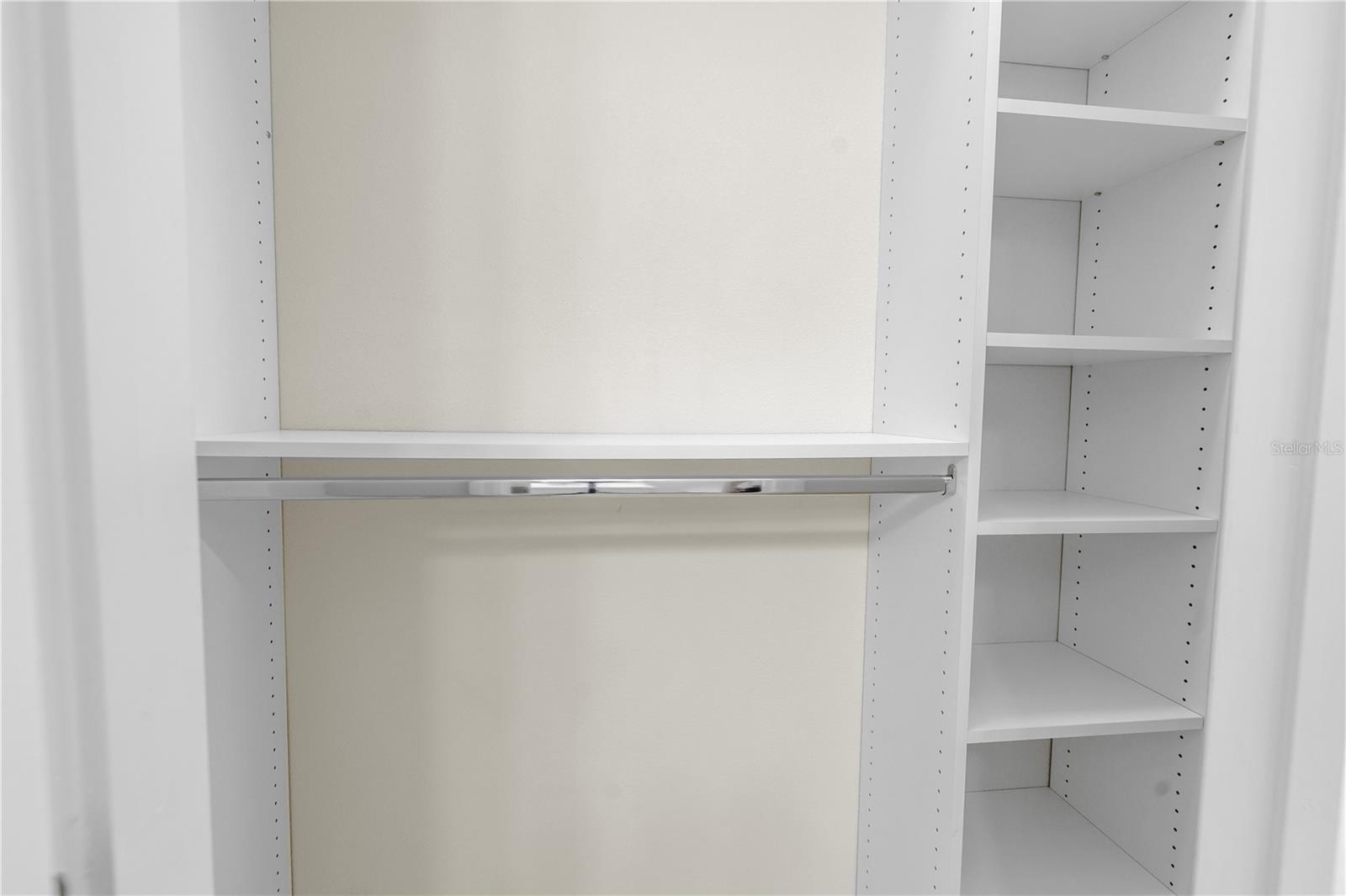 Closet Systems in All Bedroom Closets