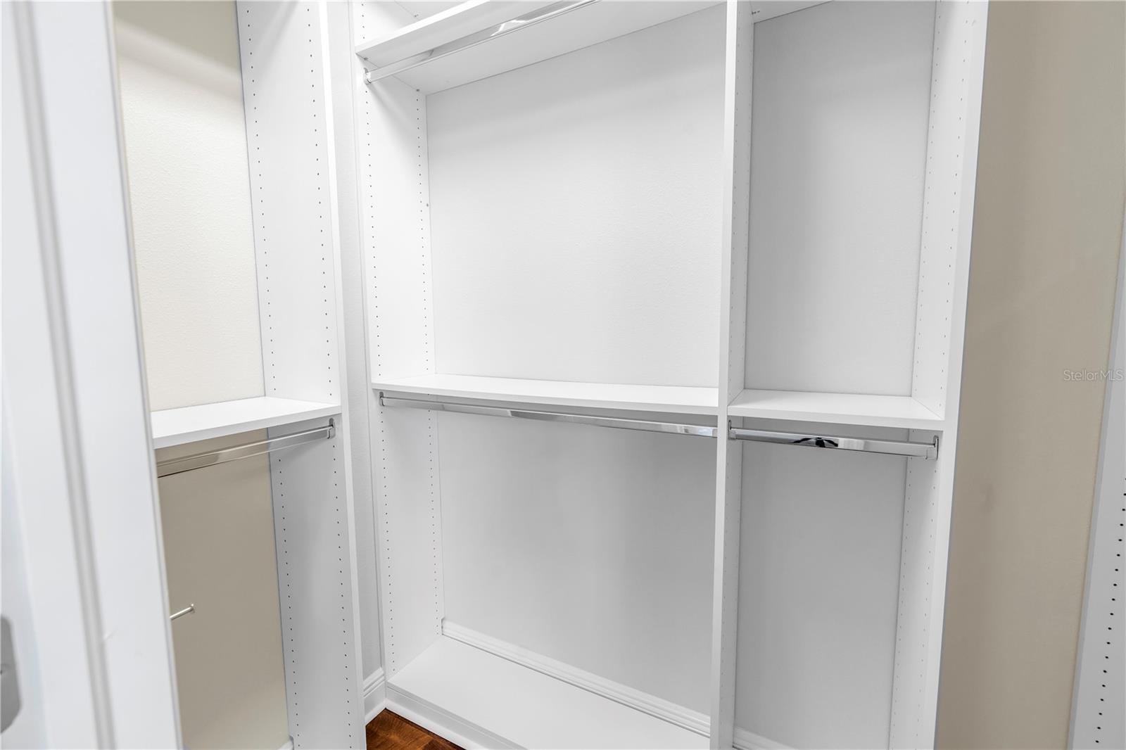Primary Bedroom has Two Walk-In Closets