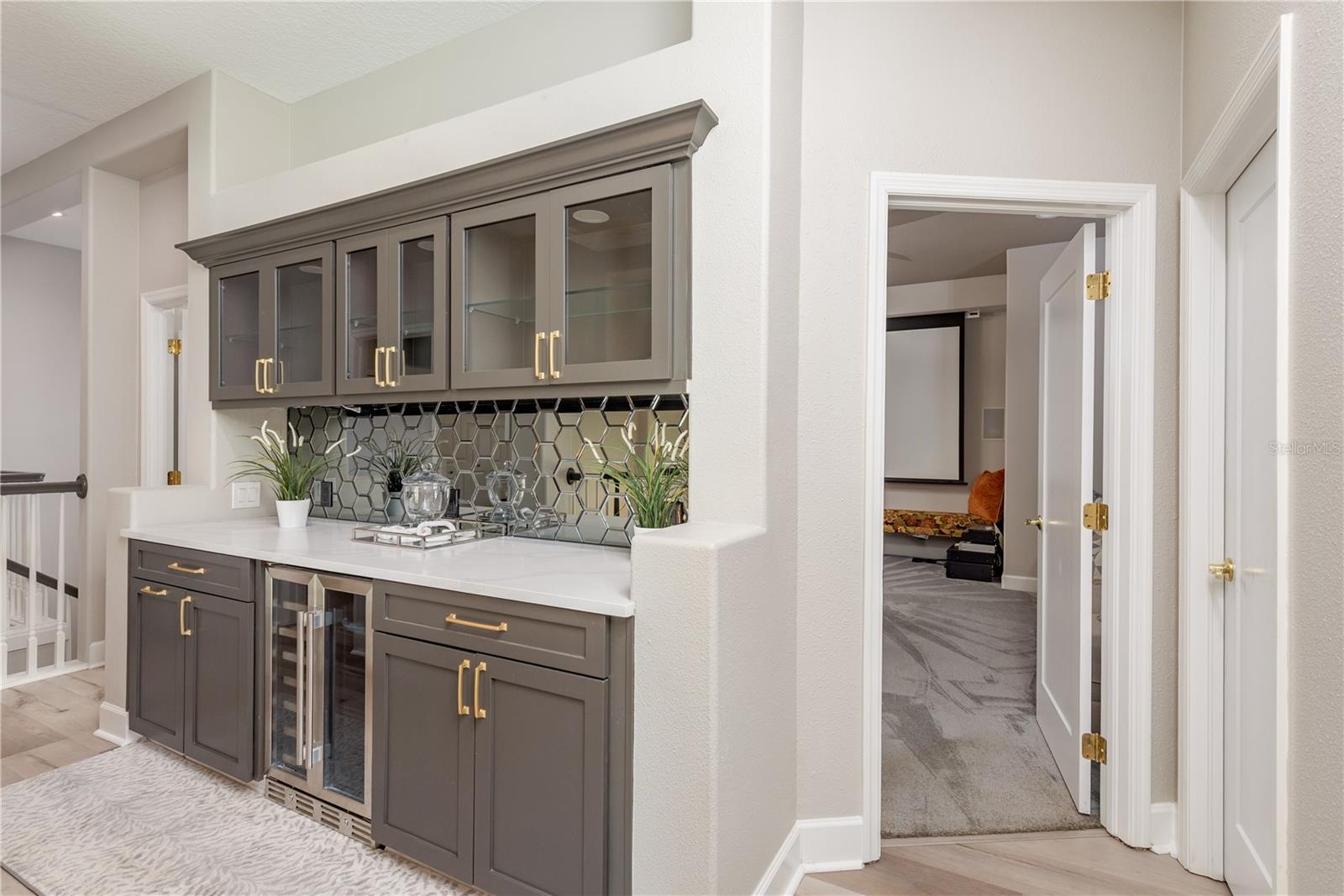 Wine Bar & Movie Theater Doorway