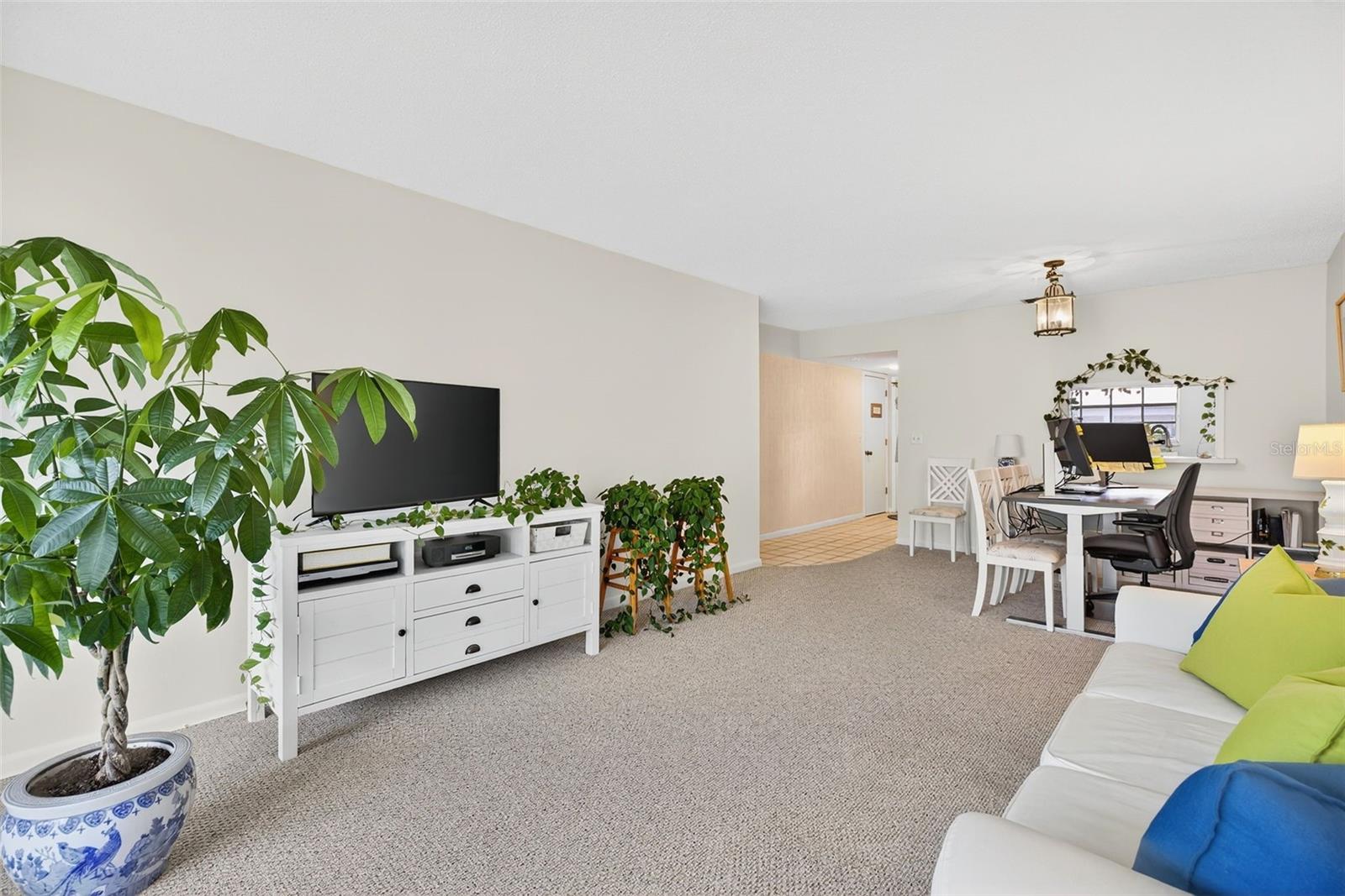 Living Dining Area. Open with an abudance of natural light.
