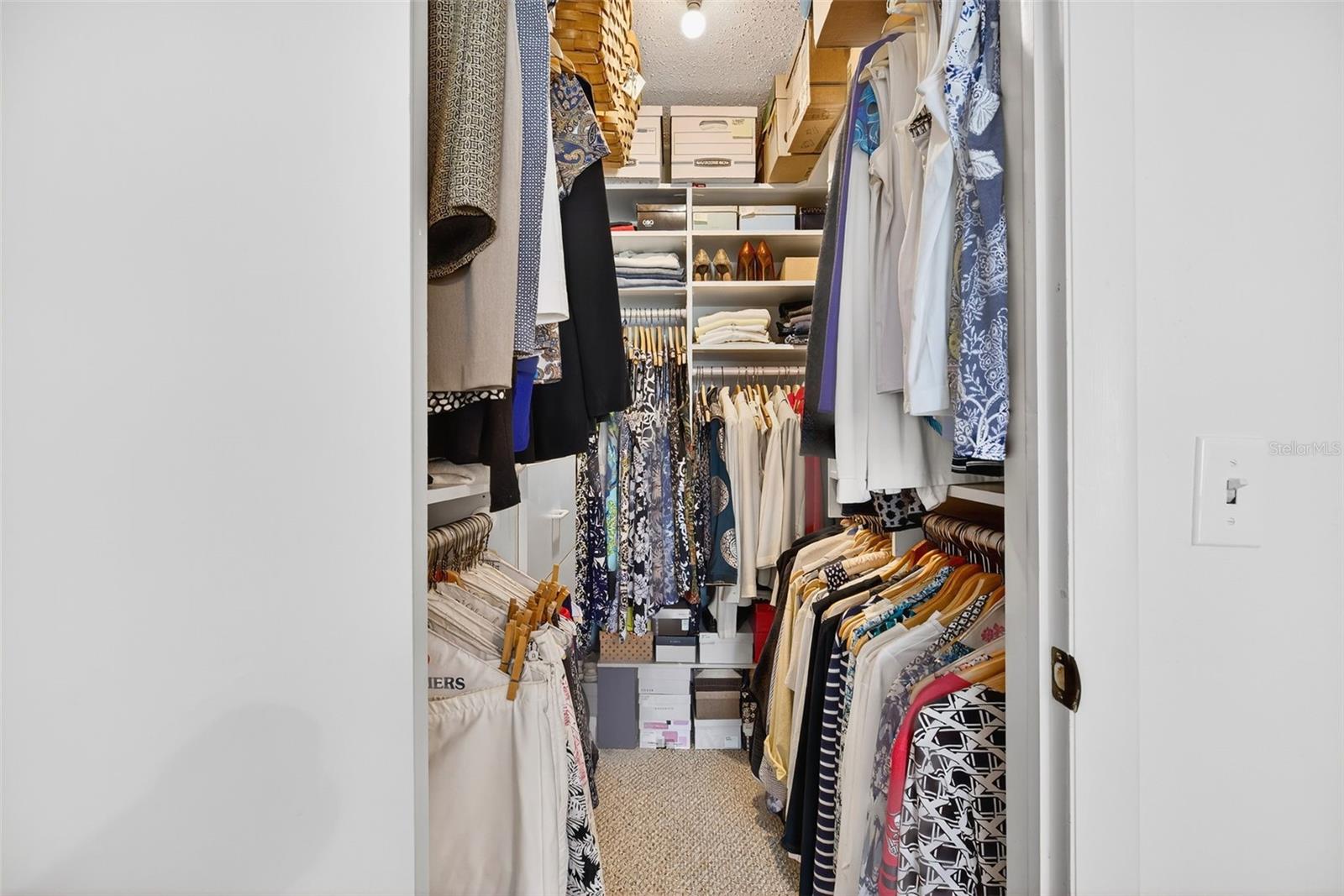 A custom California Closet keeps your wardrobe effortlessly organized