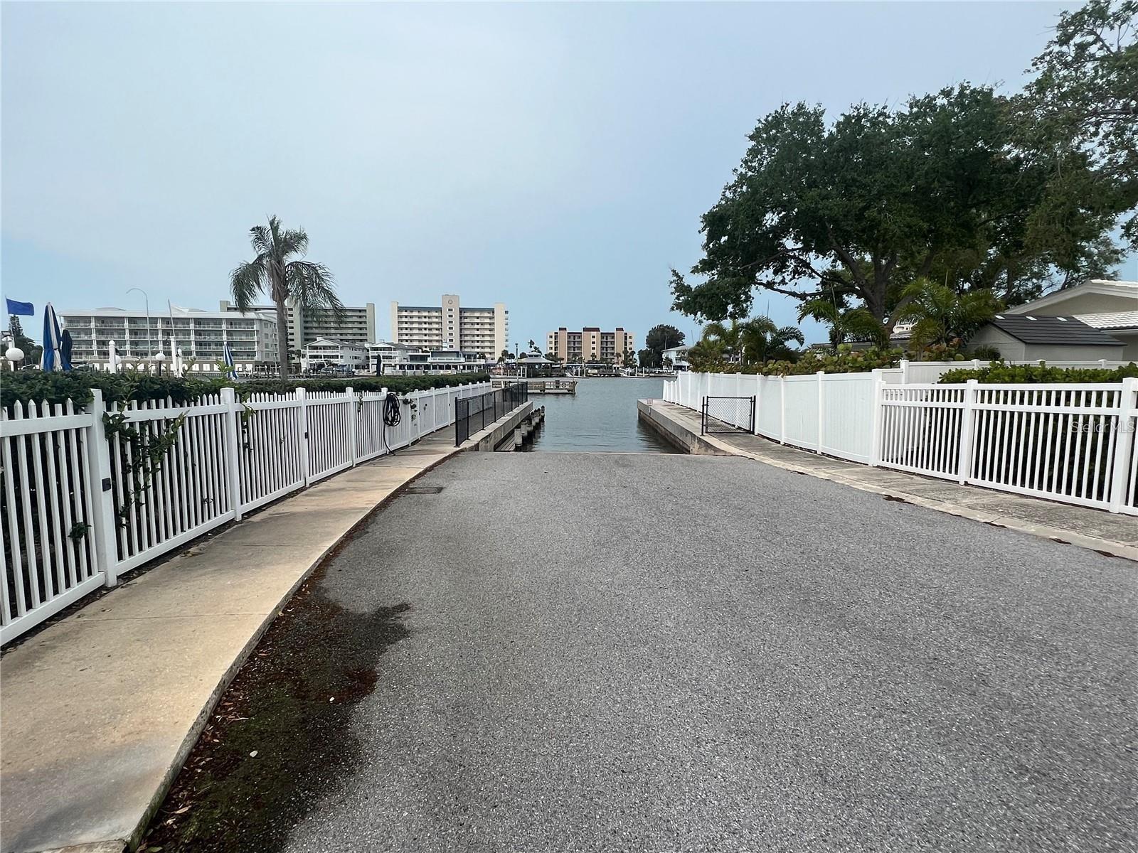 Community Boat Ramp.
