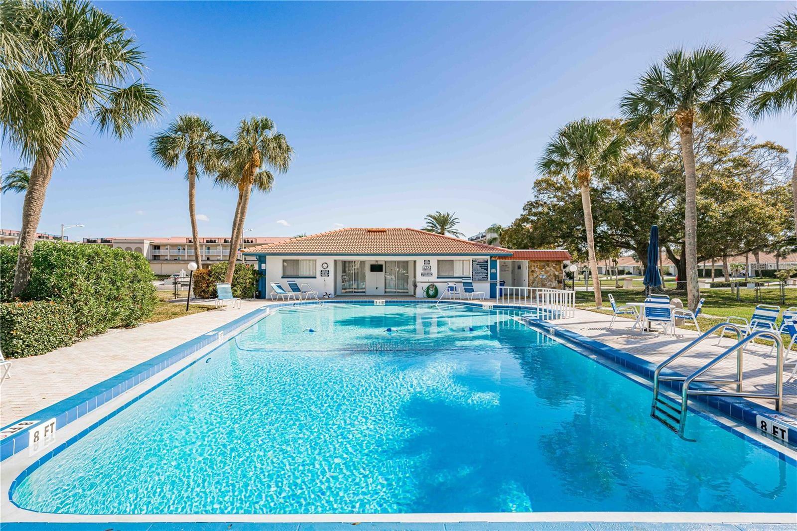Pool at Small Clubhouse.
