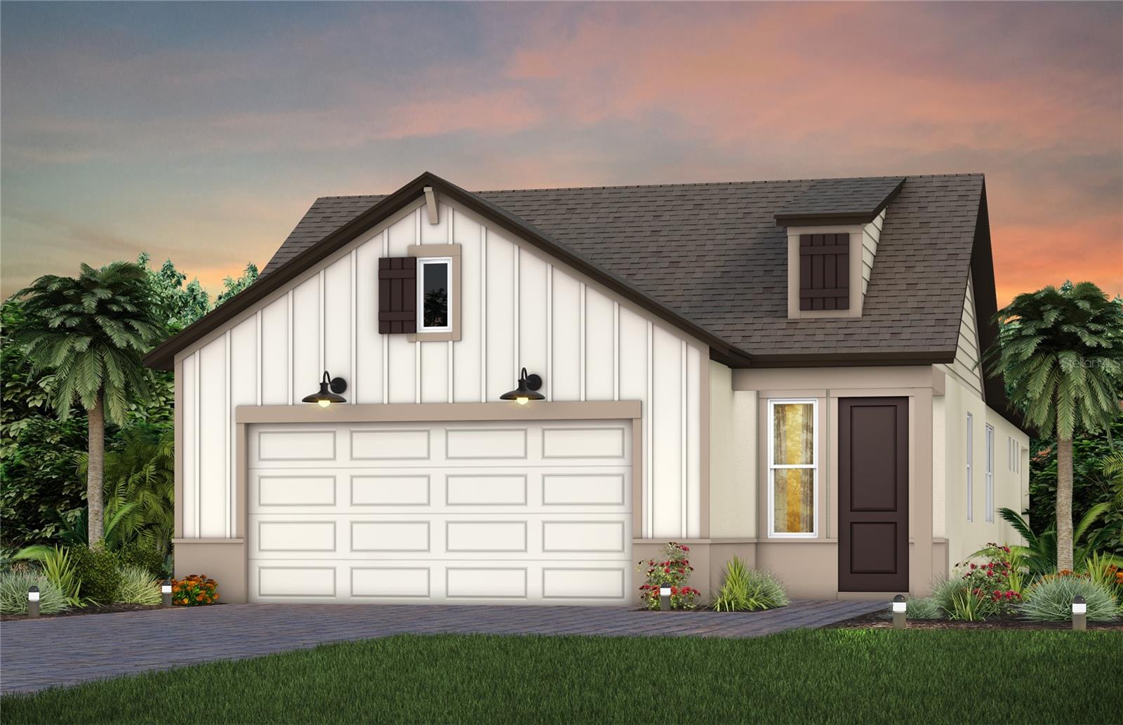 Exterior Rendering, Elevation FH2