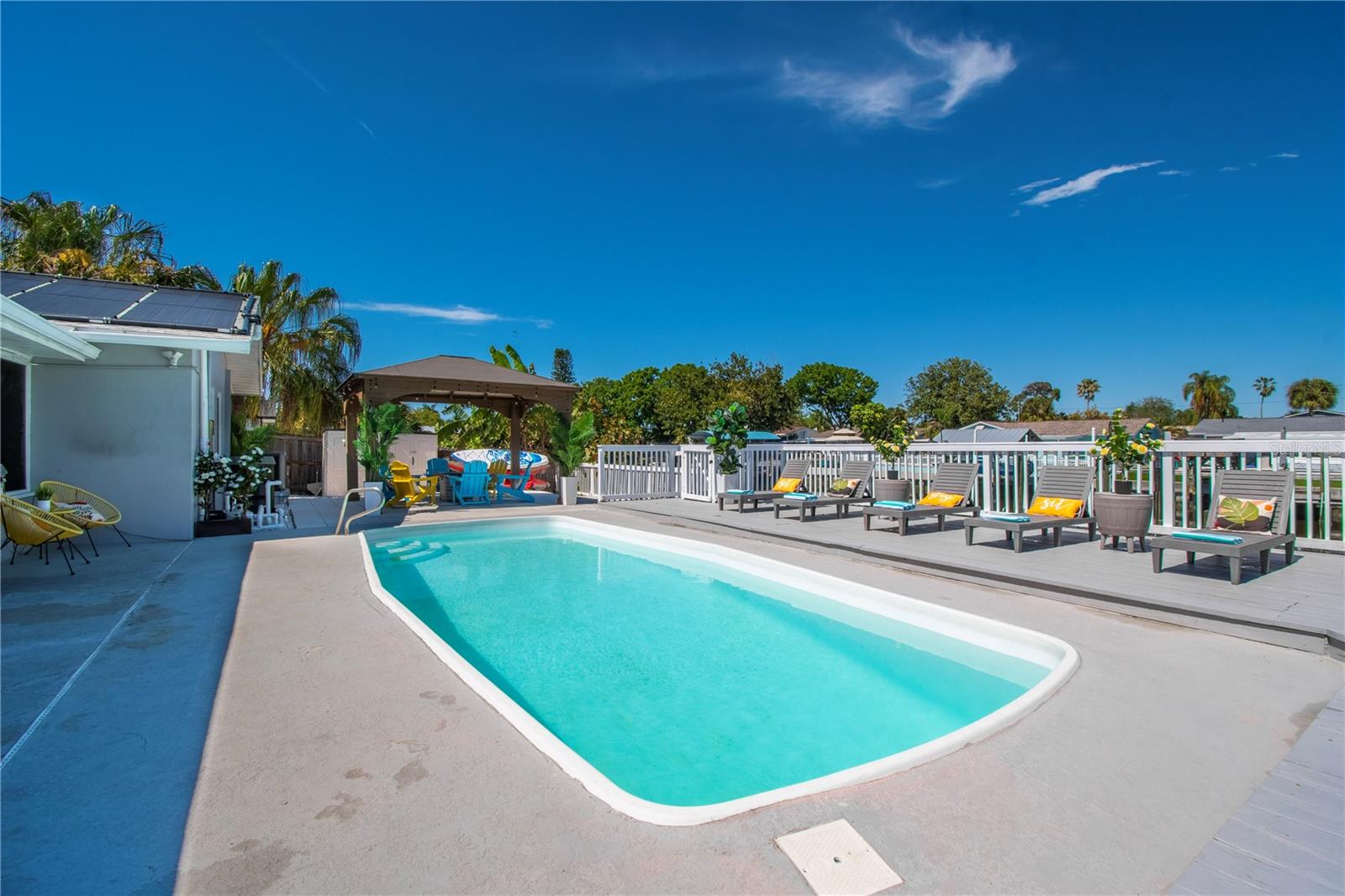 heated pool
