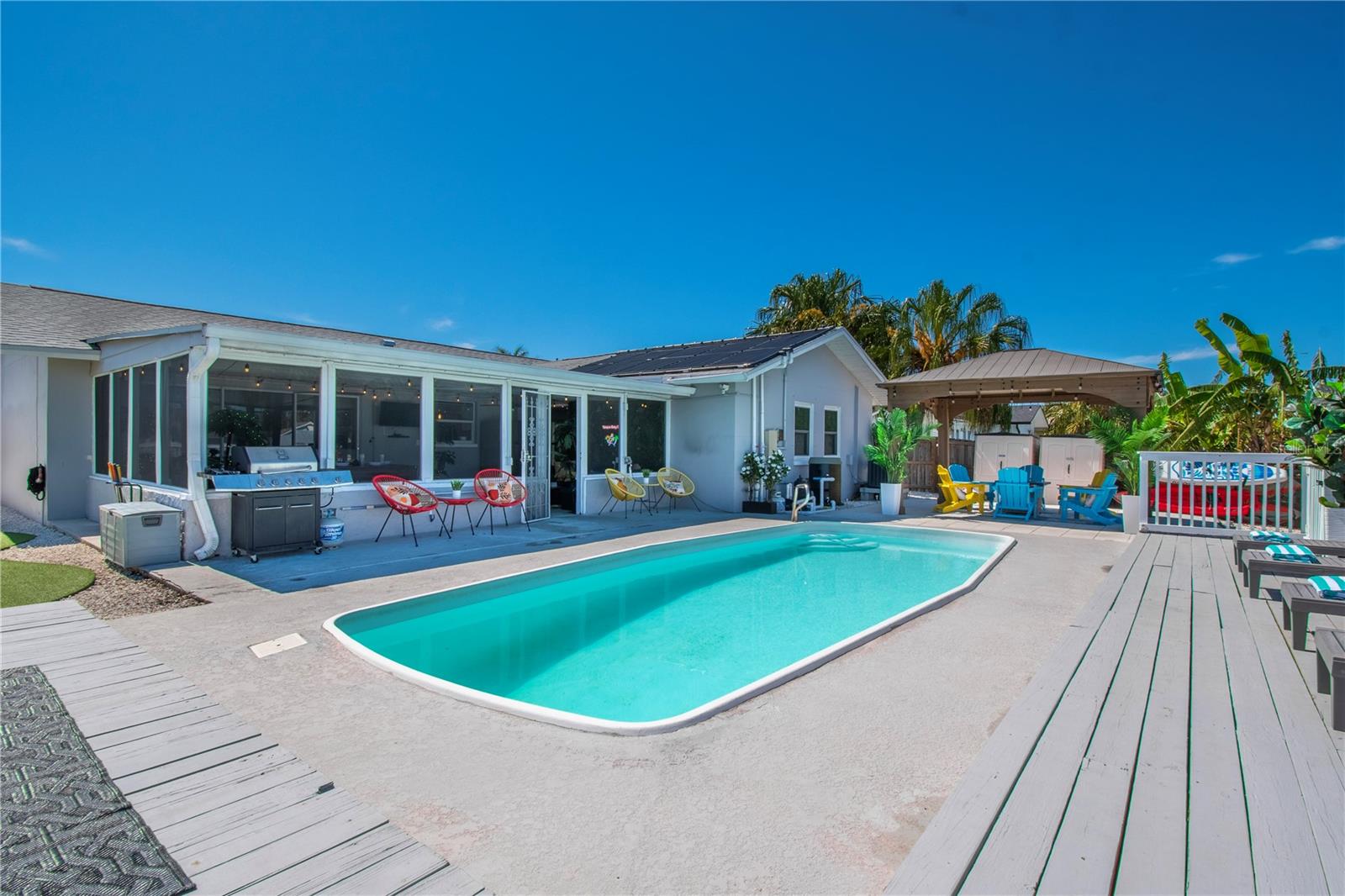 heated pool