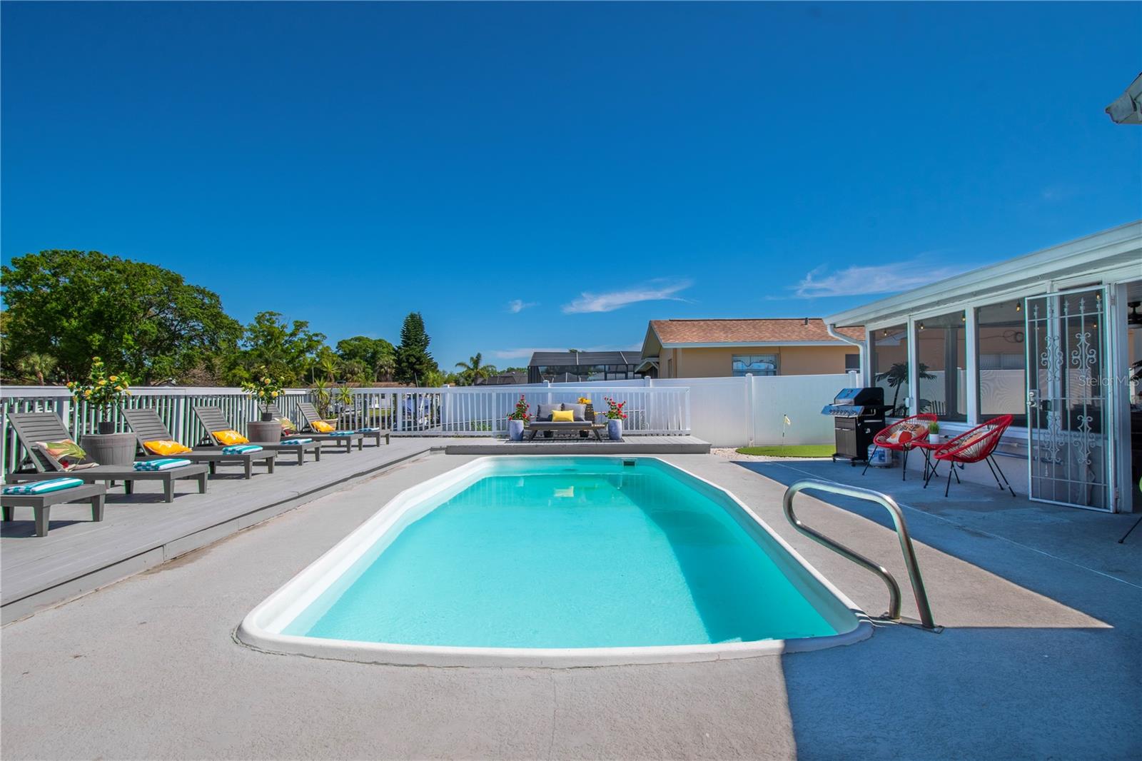 heated pool